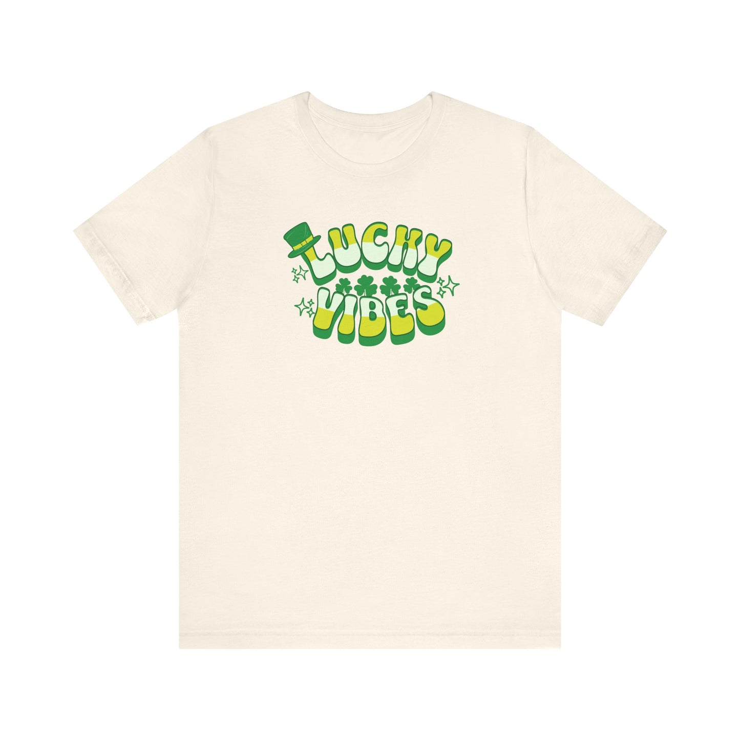 Lucky Vibes Unisex Jersey Tee - St. Patrick's Day Celebration Shirt