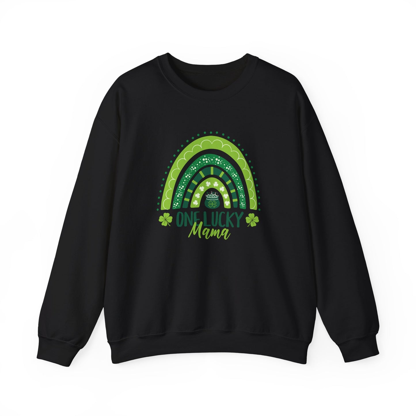 One Lucky Mama Crewneck Sweatshirt - St. Patrick's Day Design