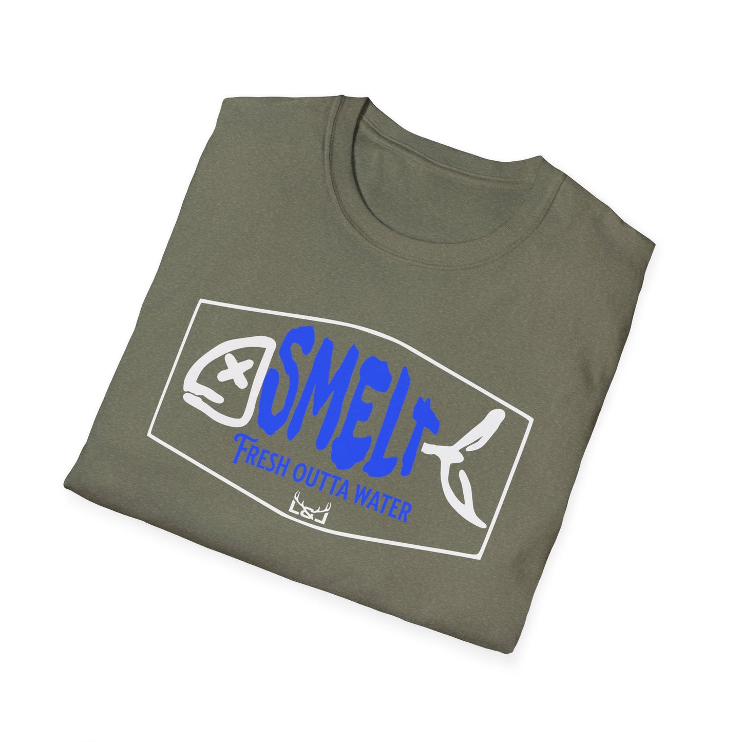 Smelt - "framed blue & white"