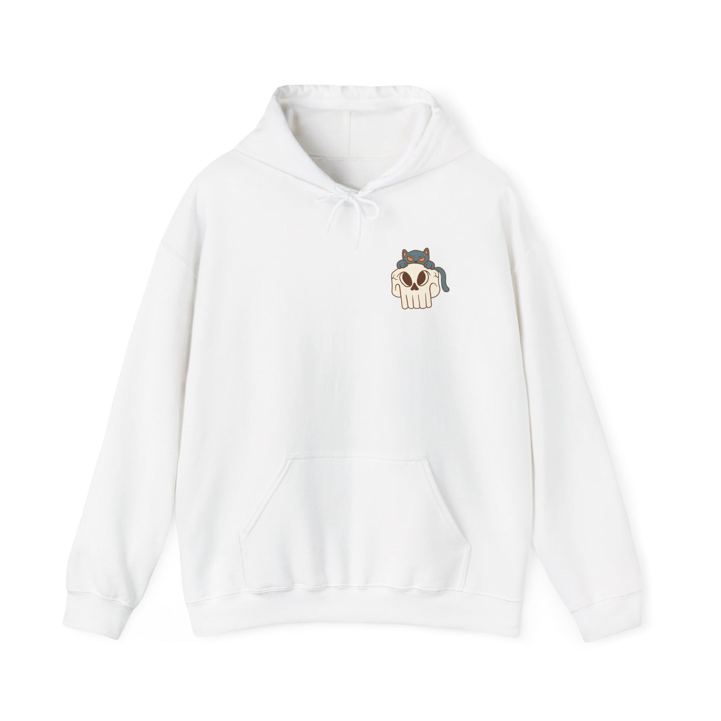 Spooky Season Unisex Hoodie, Halloween Sweatshirt, Cozy Fall Layer, Graphic Pullover, Perfect for Bonfires, Trick or Treat