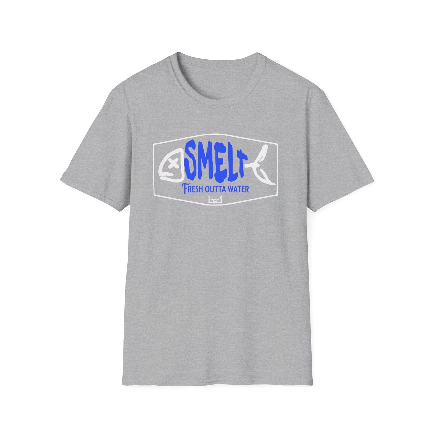 Smelt - "framed blue & white"