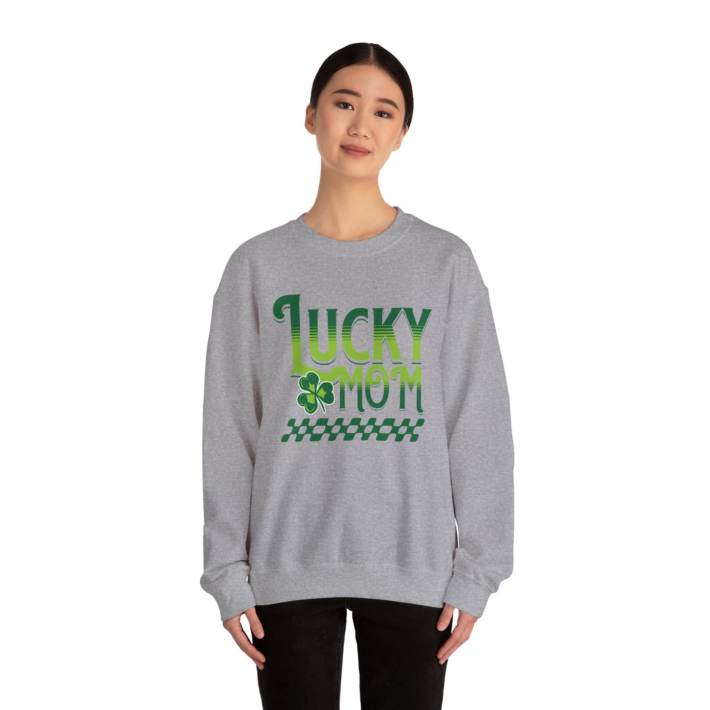 Lucky Mom St. Patrick's Day Crewneck Sweatshirt