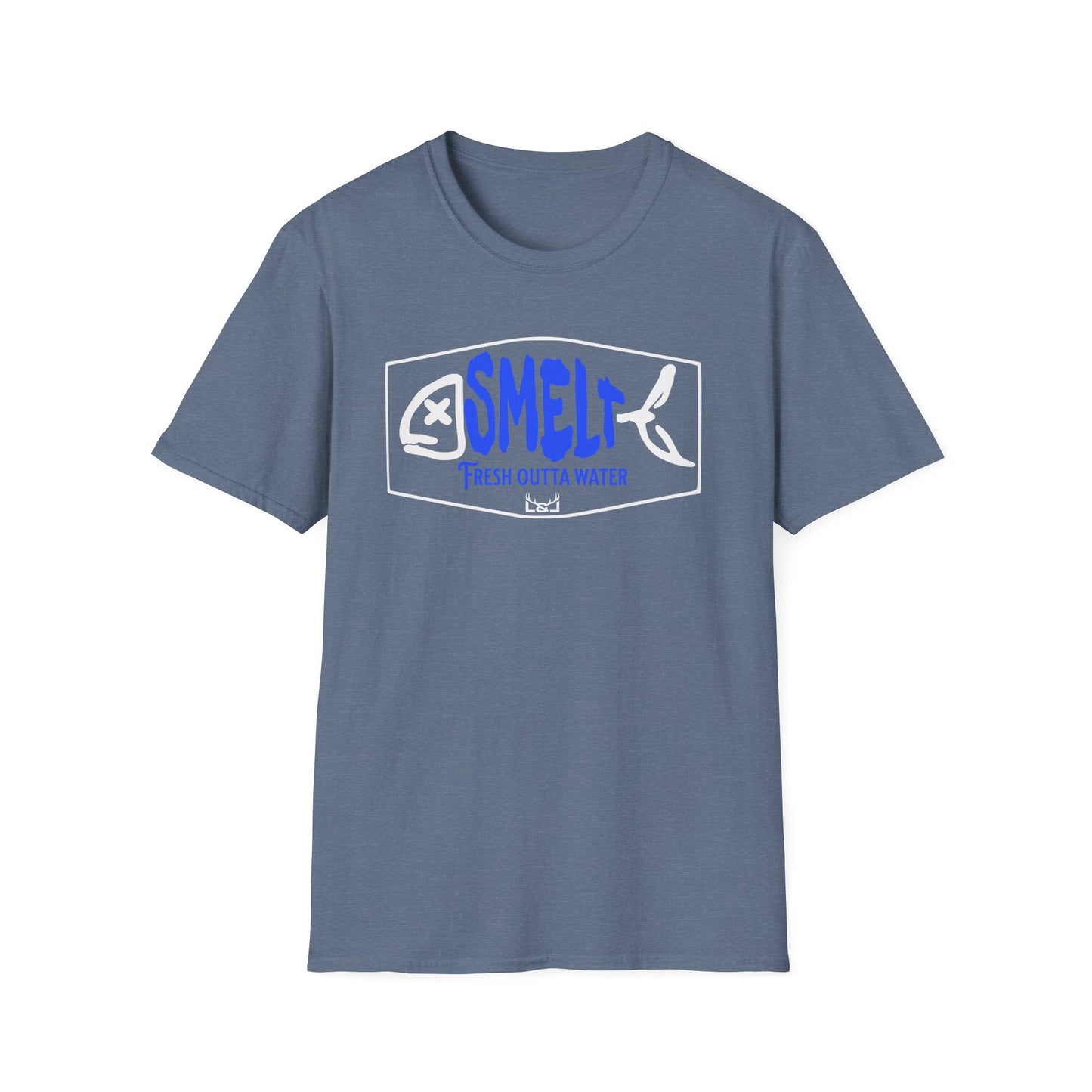 Smelt - "framed blue & white"
