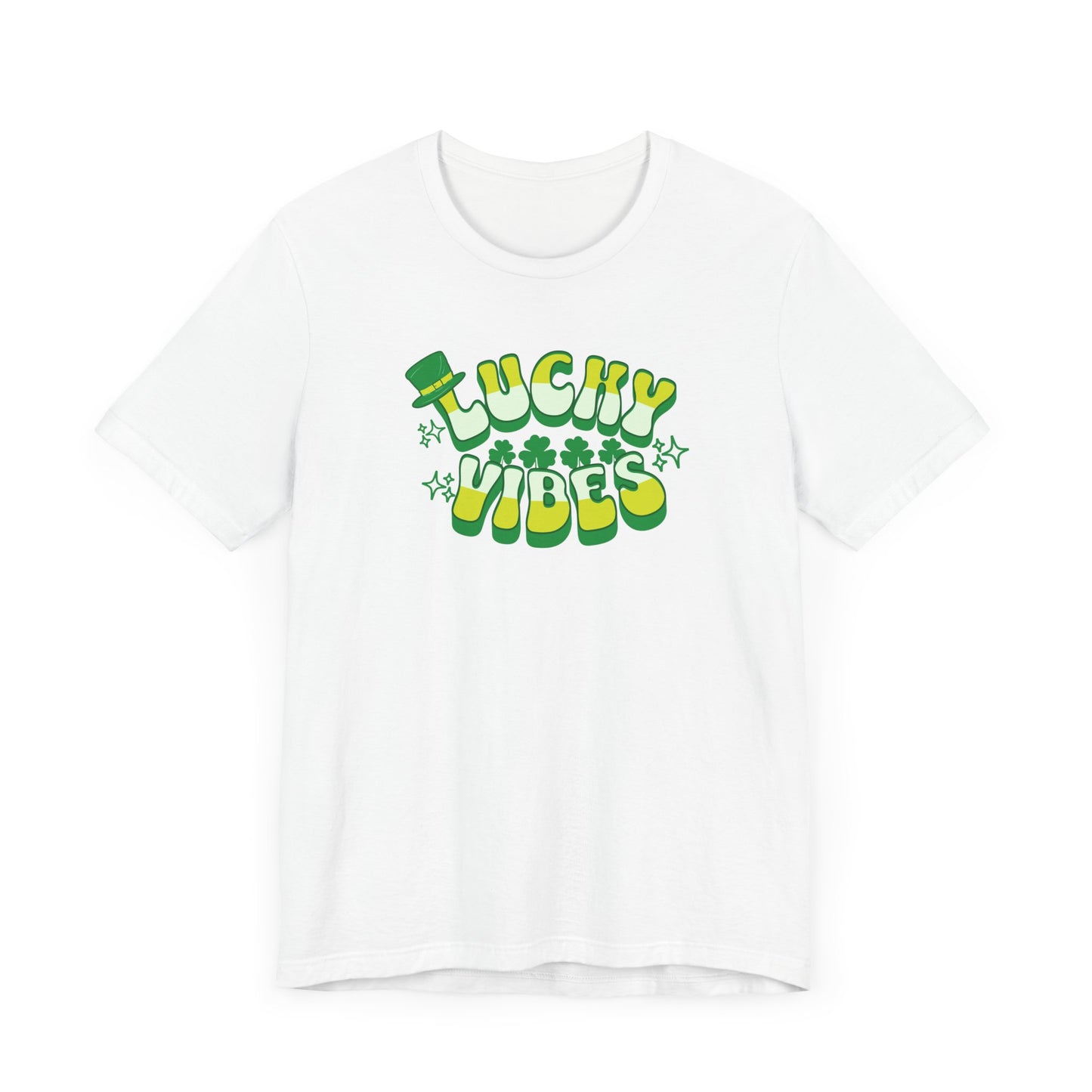 Lucky Vibes Unisex Jersey Tee - St. Patrick's Day Celebration Shirt