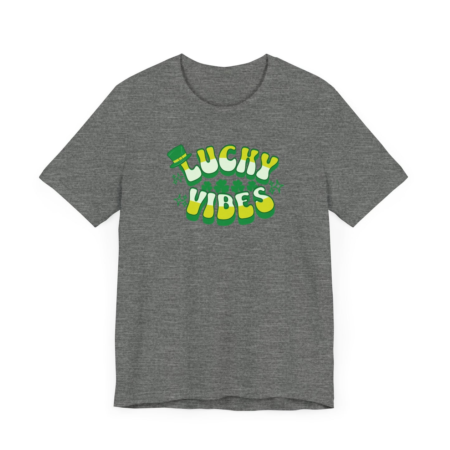 Lucky Vibes Unisex Jersey Tee - St. Patrick's Day Celebration Shirt