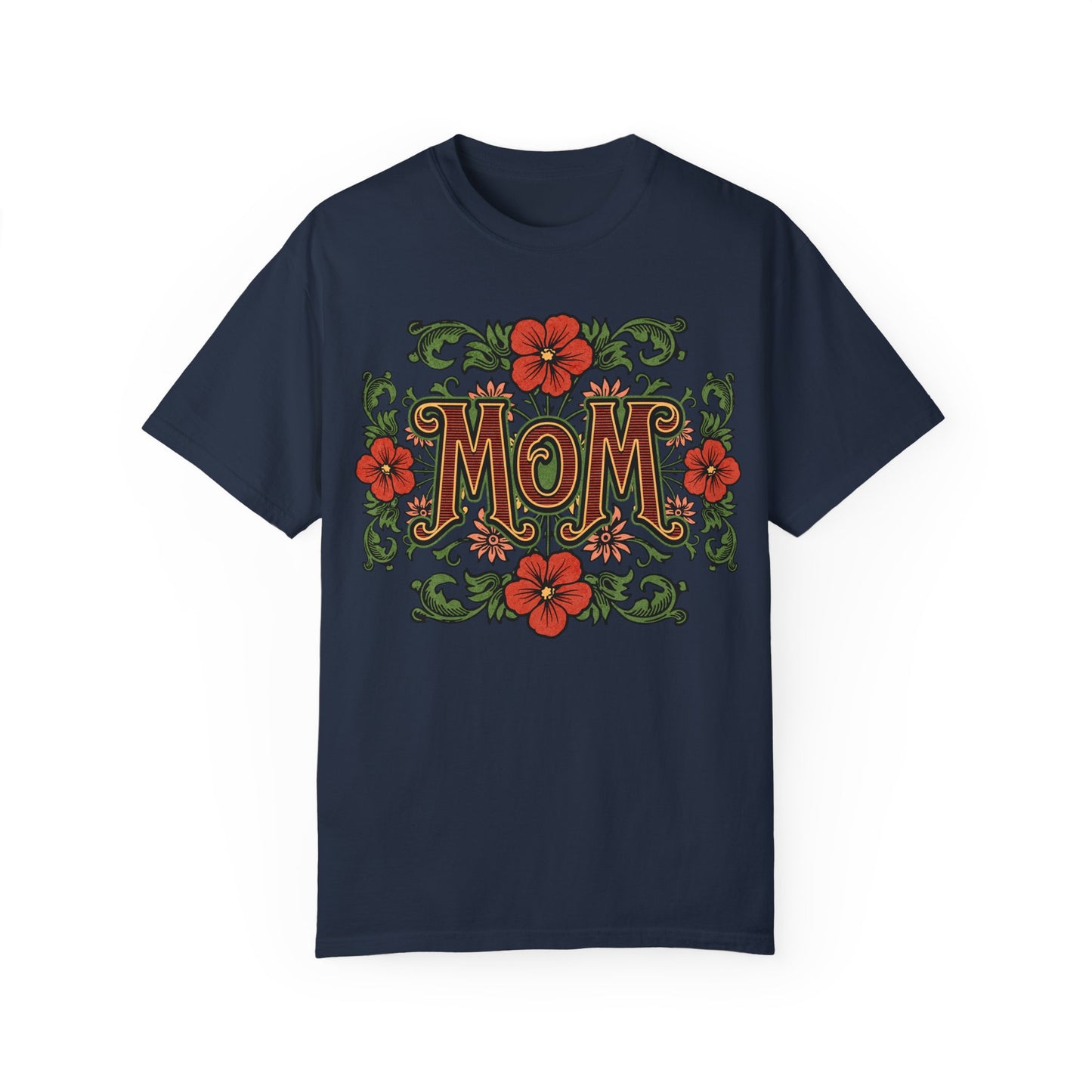 Mom Floral Graphic Unisex Comfort Colors T-Shirt - Perfect Gift for Mother's Day