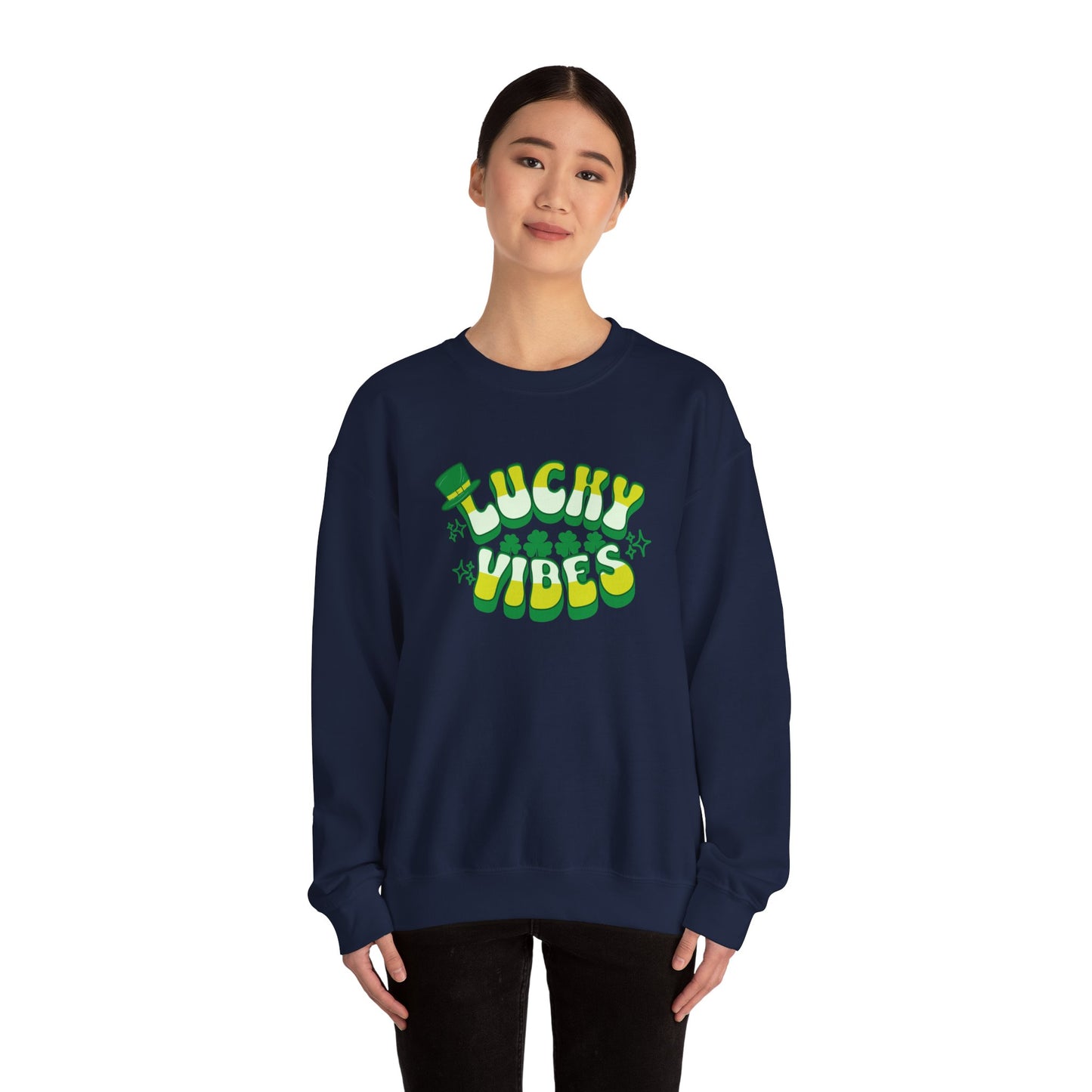 Lucky Vibes - Crewneck Sweatshirt