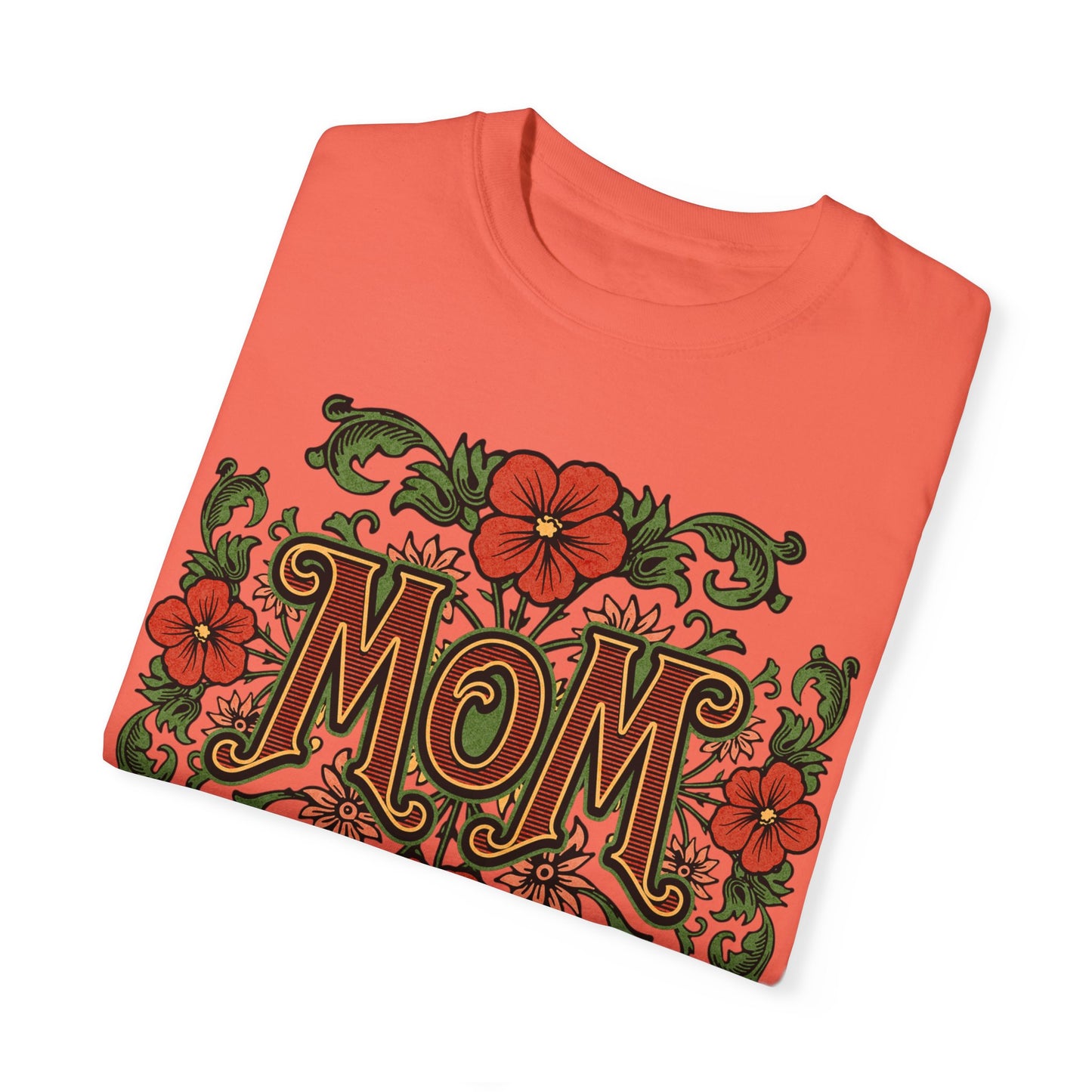 Mom Floral Graphic Unisex Comfort Colors T-Shirt - Perfect Gift for Mother's Day