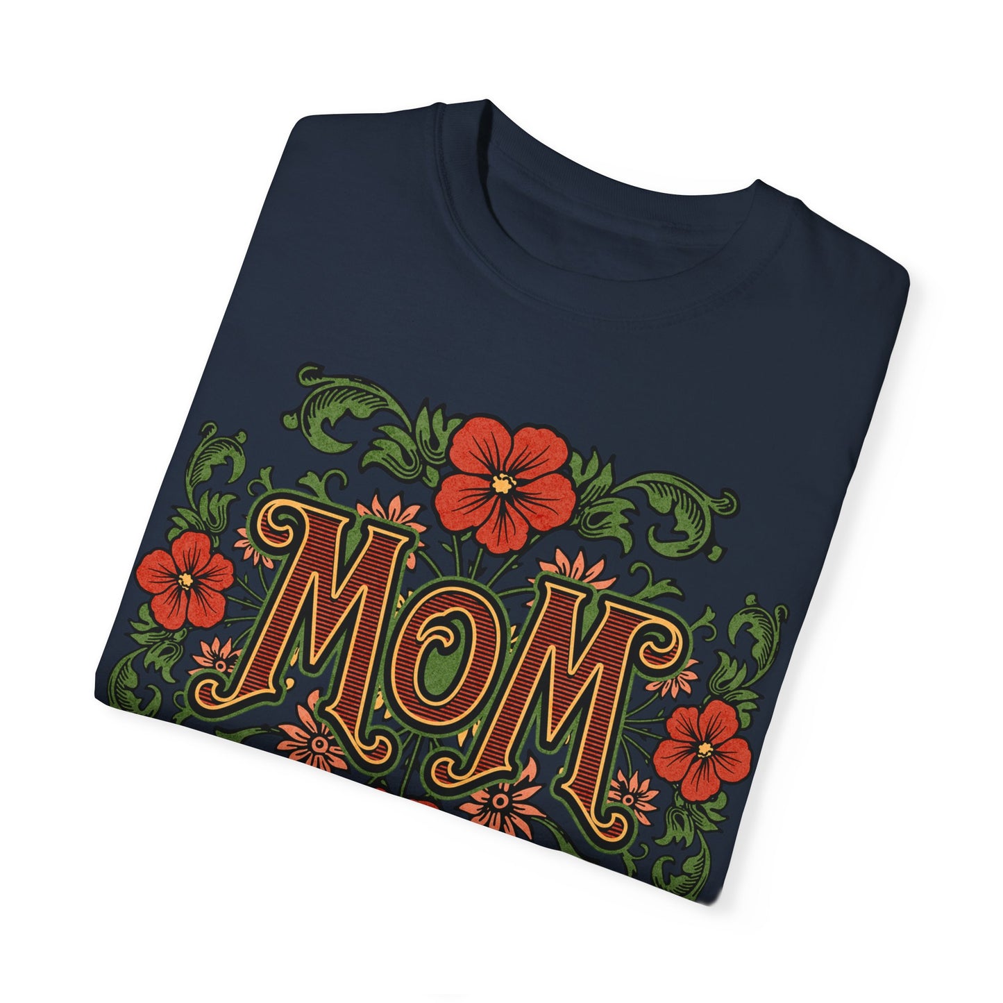 Mom Floral Graphic Unisex Comfort Colors T-Shirt - Perfect Gift for Mother's Day