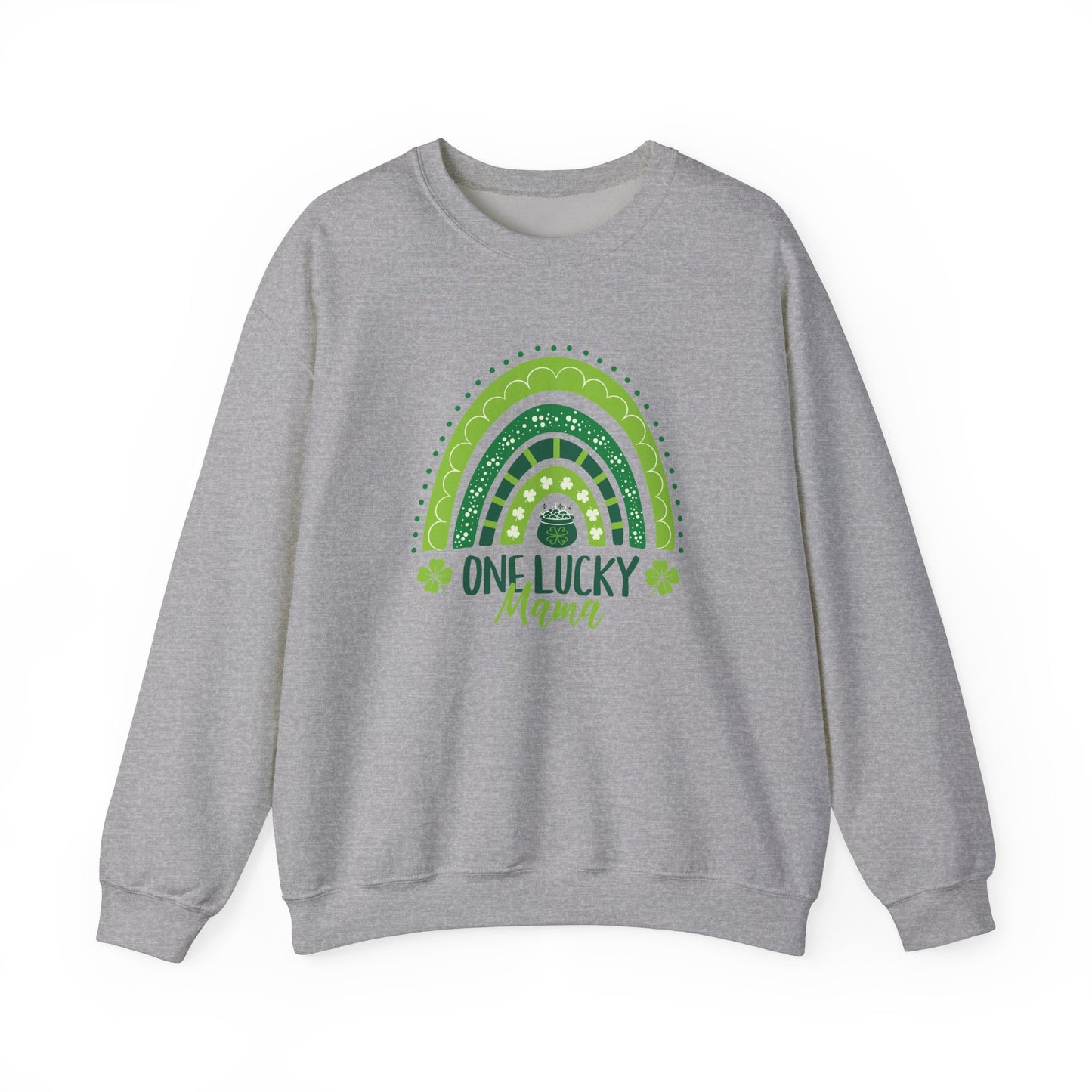 One Lucky Mama Crewneck Sweatshirt - St. Patrick's Day Design