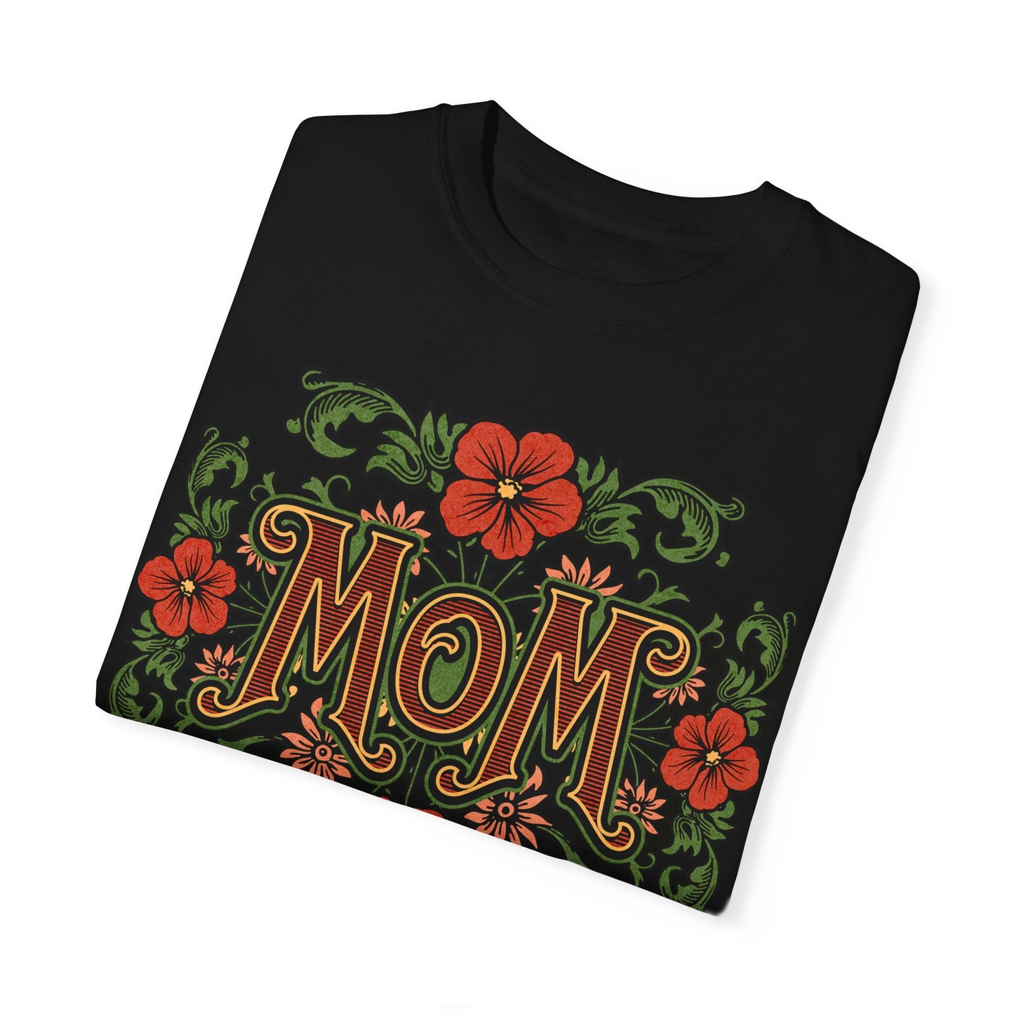 Mom Floral Graphic Unisex Comfort Colors T-Shirt - Perfect Gift for Mother's Day