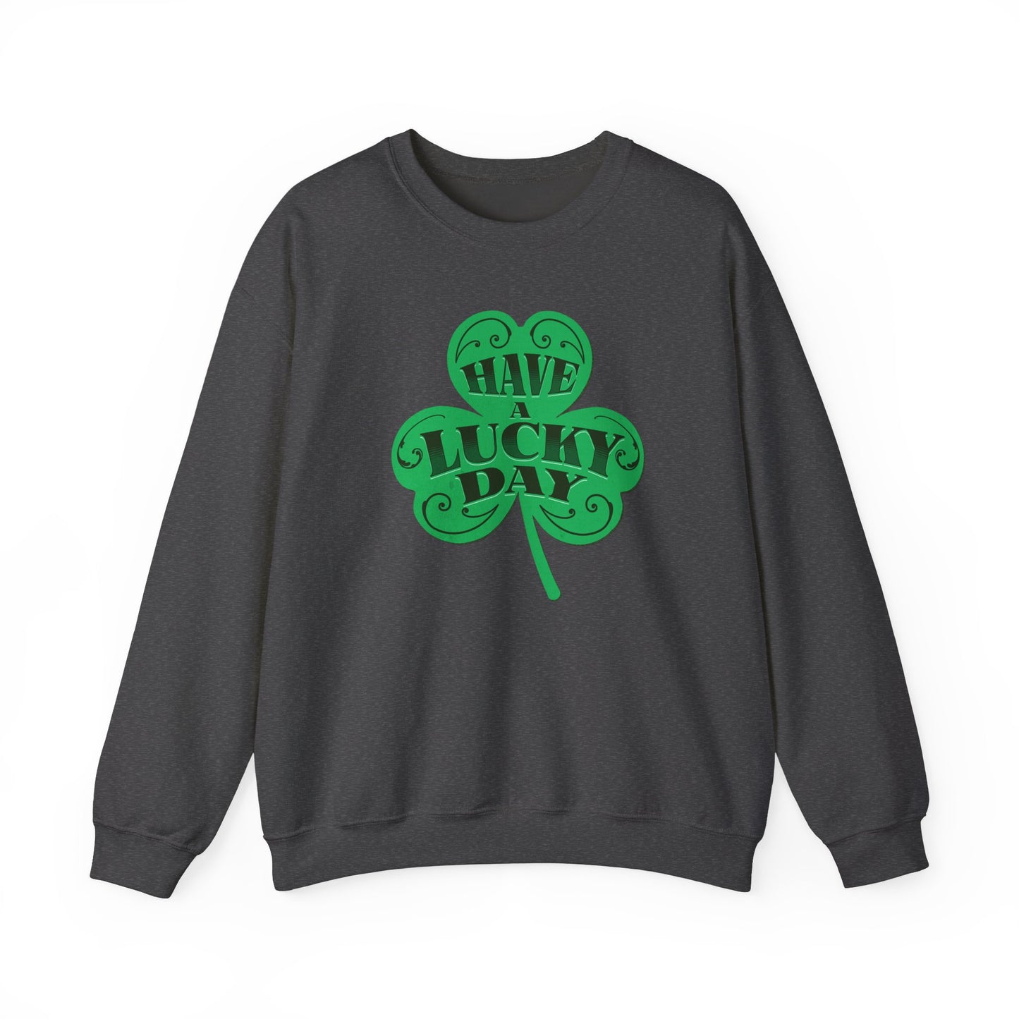 Lucky Day Shamrock Sweatshirt | Unisex Crewneck for St. Patrick's Day