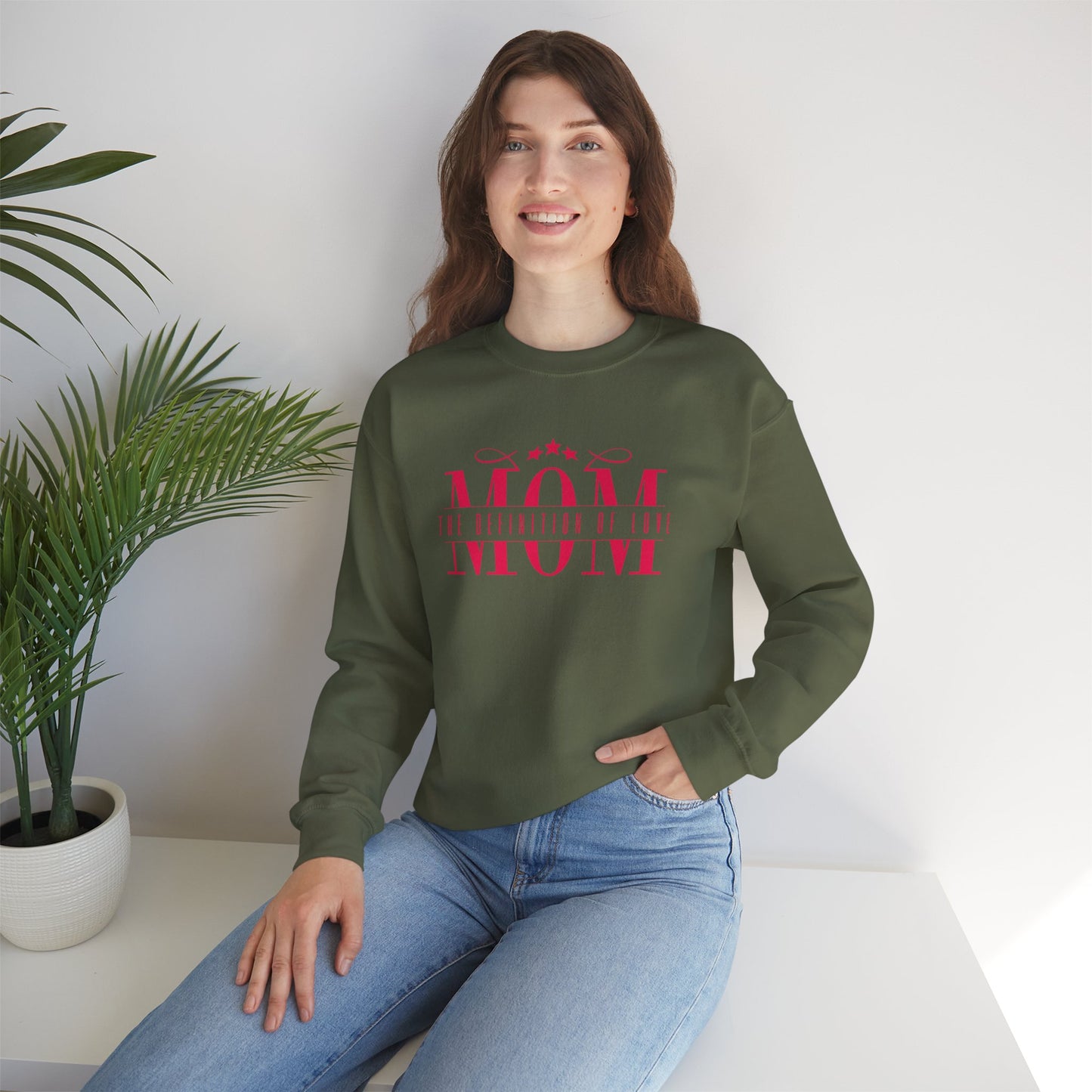 Crewneck Sweatshirt Mom Definition of Love