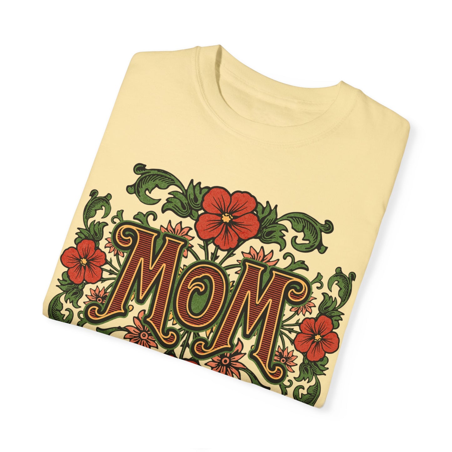 Mom Floral Graphic Unisex Comfort Colors T-Shirt - Perfect Gift for Mother's Day