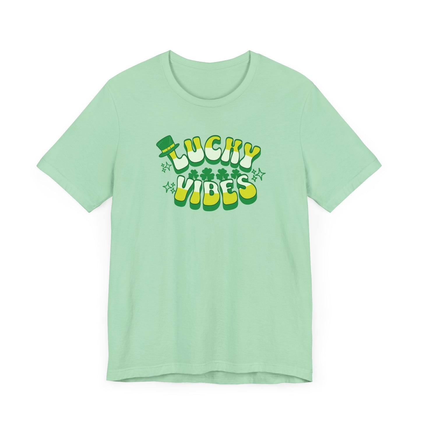 Lucky Vibes Unisex Jersey Tee - St. Patrick's Day Celebration Shirt
