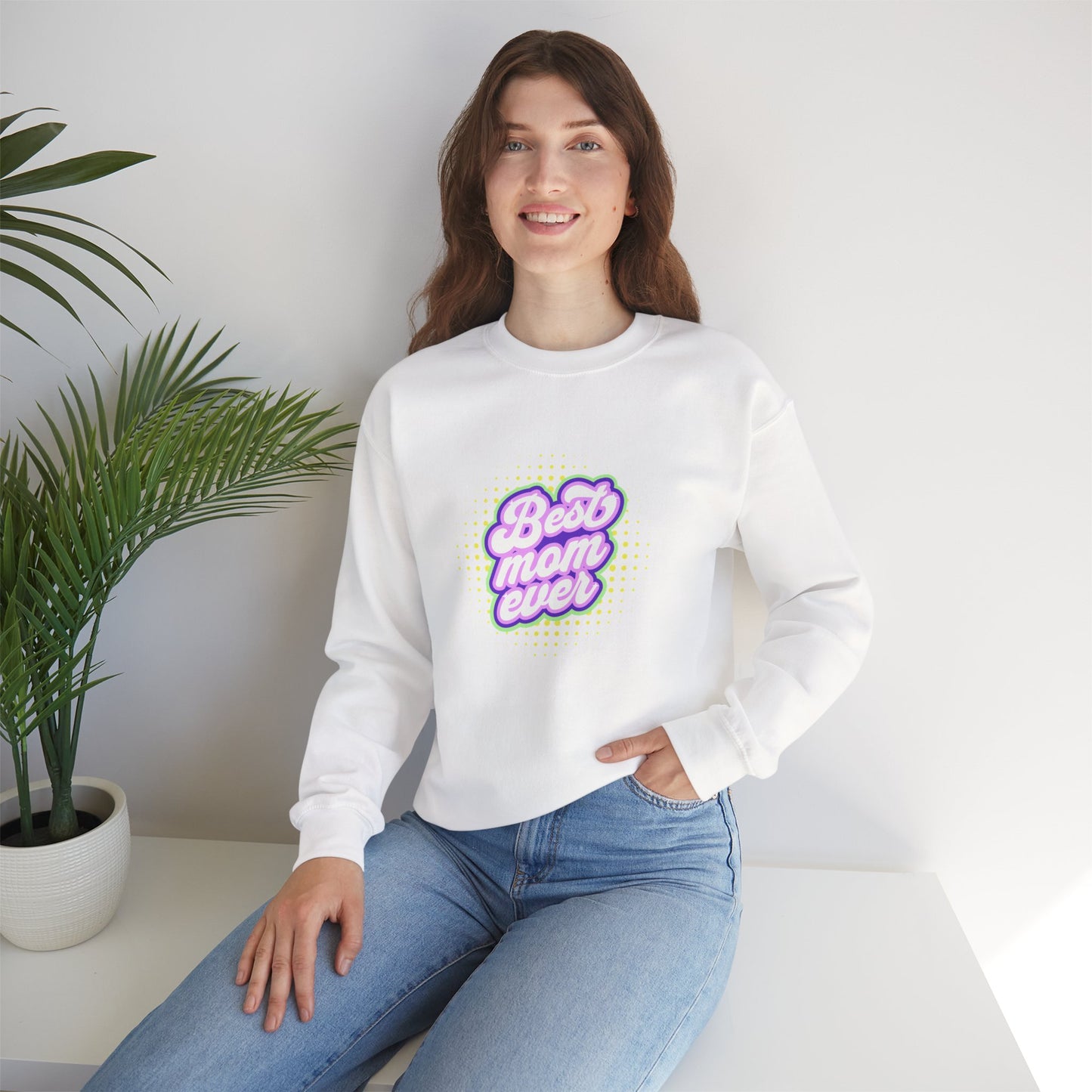 Best Mom Ever Unisex Crewneck Sweatshirt