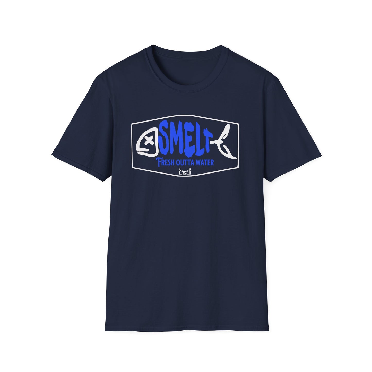 Smelt - "framed blue & white"