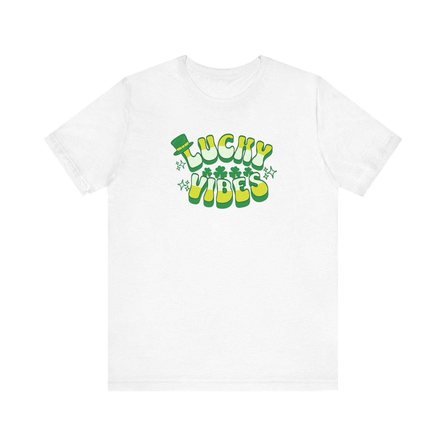 Lucky Vibes Unisex Jersey Tee - St. Patrick's Day Celebration Shirt