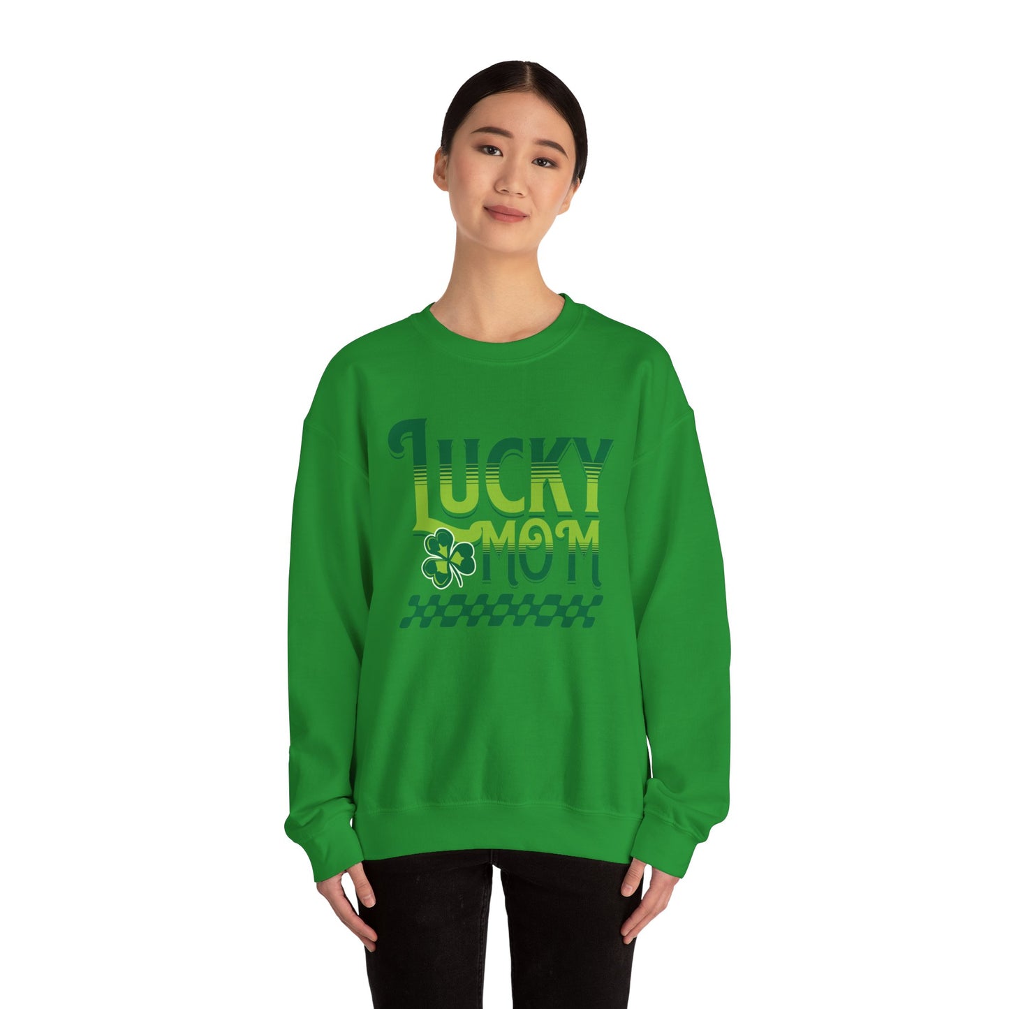 Lucky Mom St. Patrick's Day Crewneck Sweatshirt