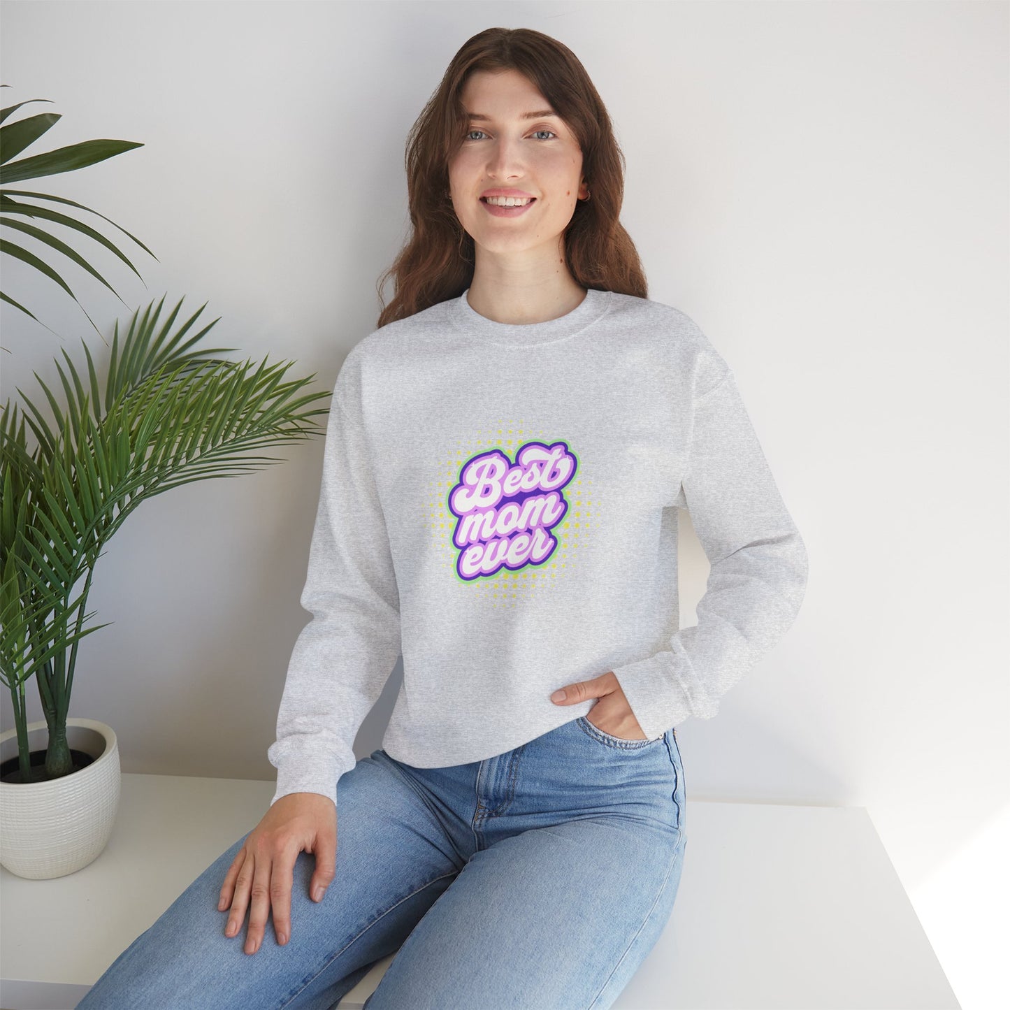 Best Mom Ever Unisex Crewneck Sweatshirt