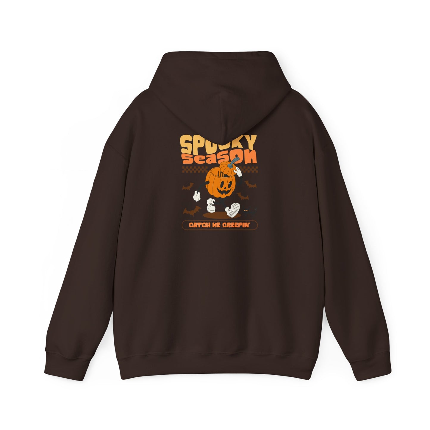 Spooky Season Unisex Hoodie, Halloween Sweatshirt, Cozy Fall Layer, Graphic Pullover, Perfect for Bonfires, Trick or Treat