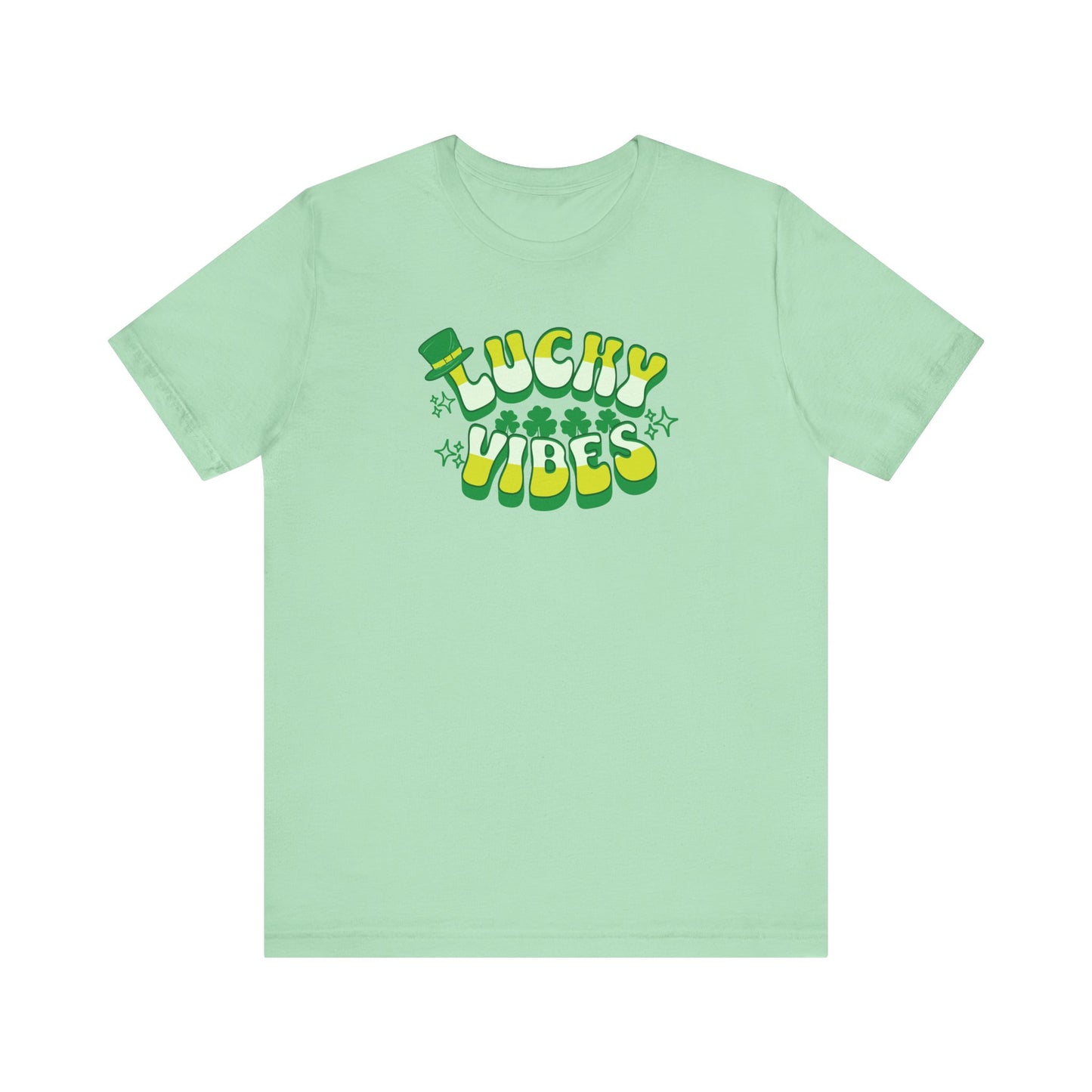 Lucky Vibes Unisex Jersey Tee - St. Patrick's Day Celebration Shirt