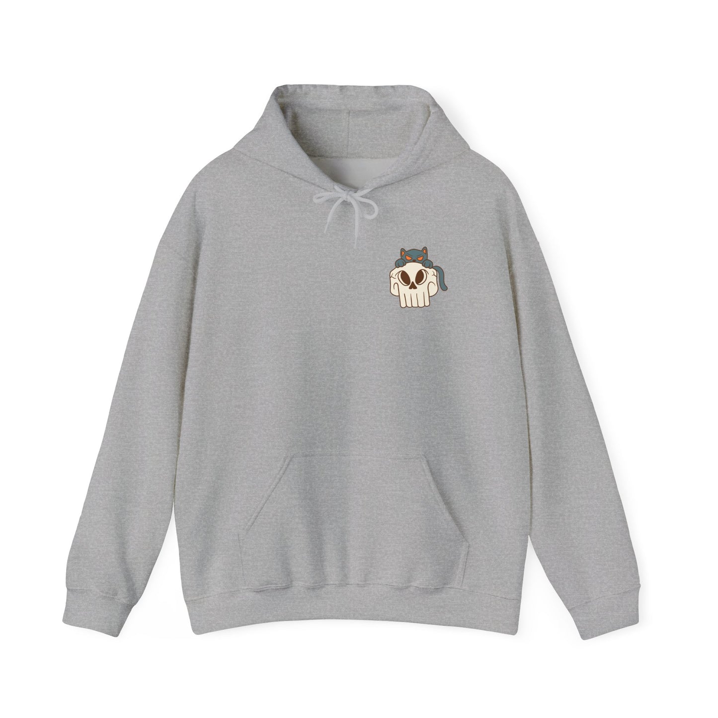 Spooky Season Unisex Hoodie, Halloween Sweatshirt, Cozy Fall Layer, Graphic Pullover, Perfect for Bonfires, Trick or Treat