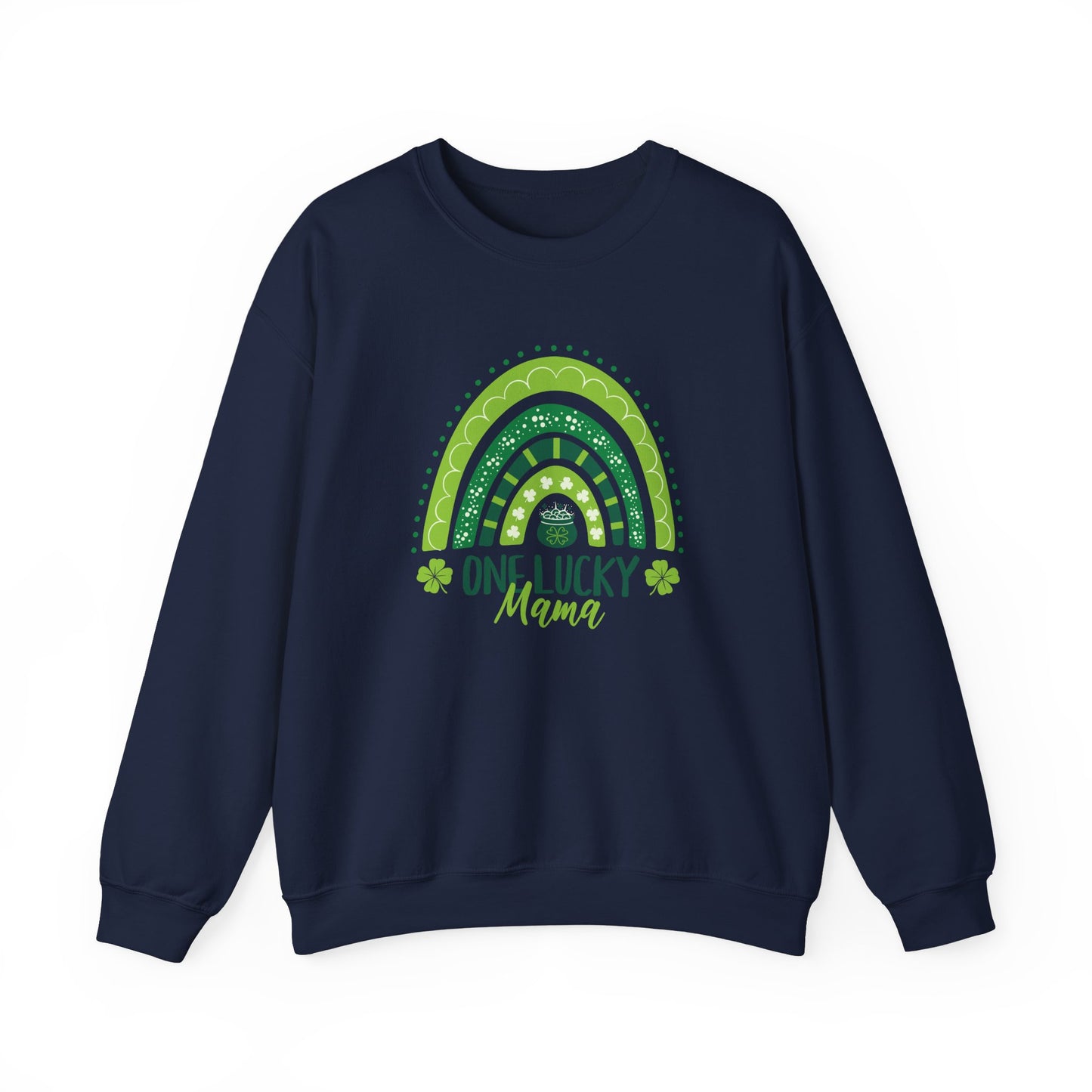 One Lucky Mama Crewneck Sweatshirt - St. Patrick's Day Design