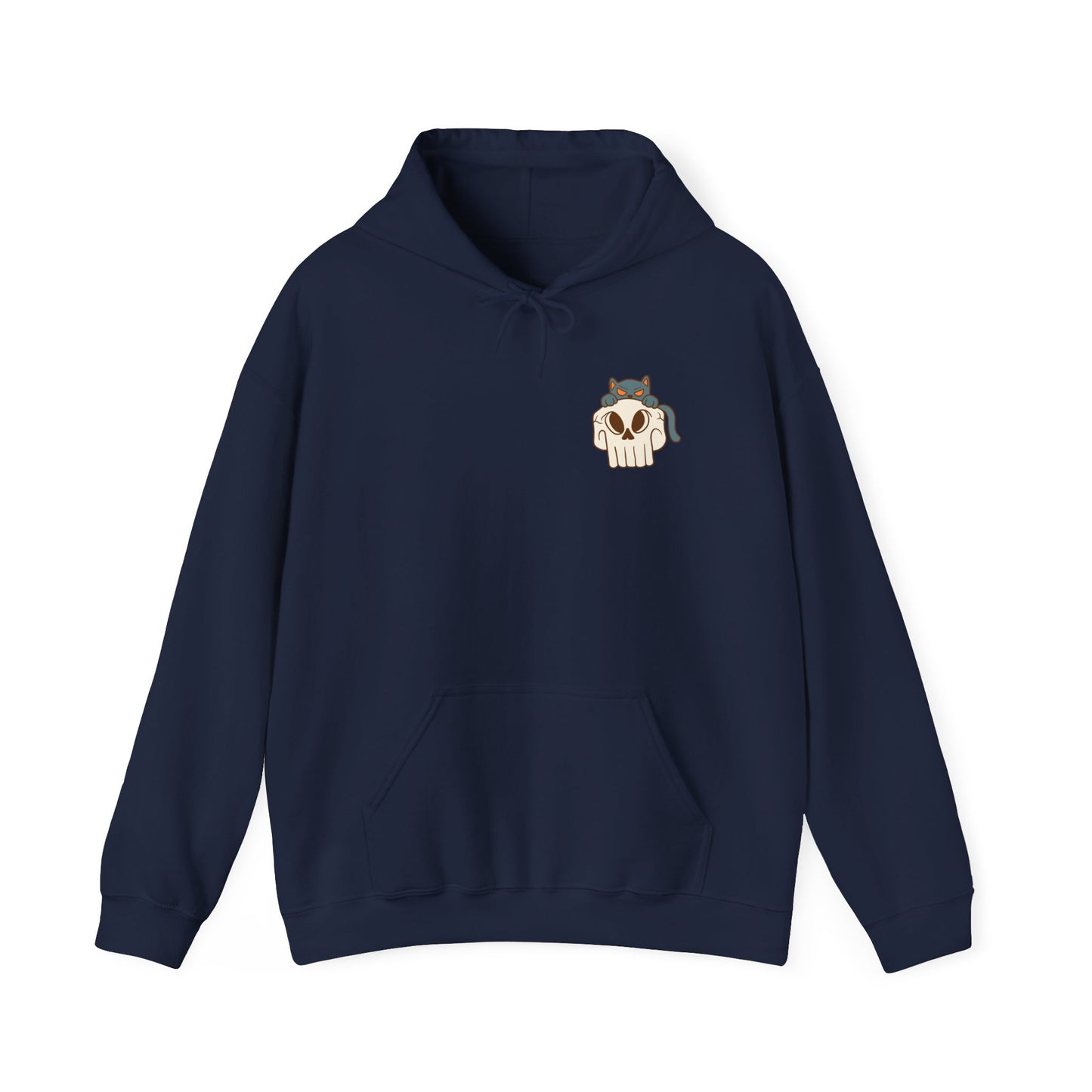 Spooky Season Unisex Hoodie, Halloween Sweatshirt, Cozy Fall Layer, Graphic Pullover, Perfect for Bonfires, Trick or Treat