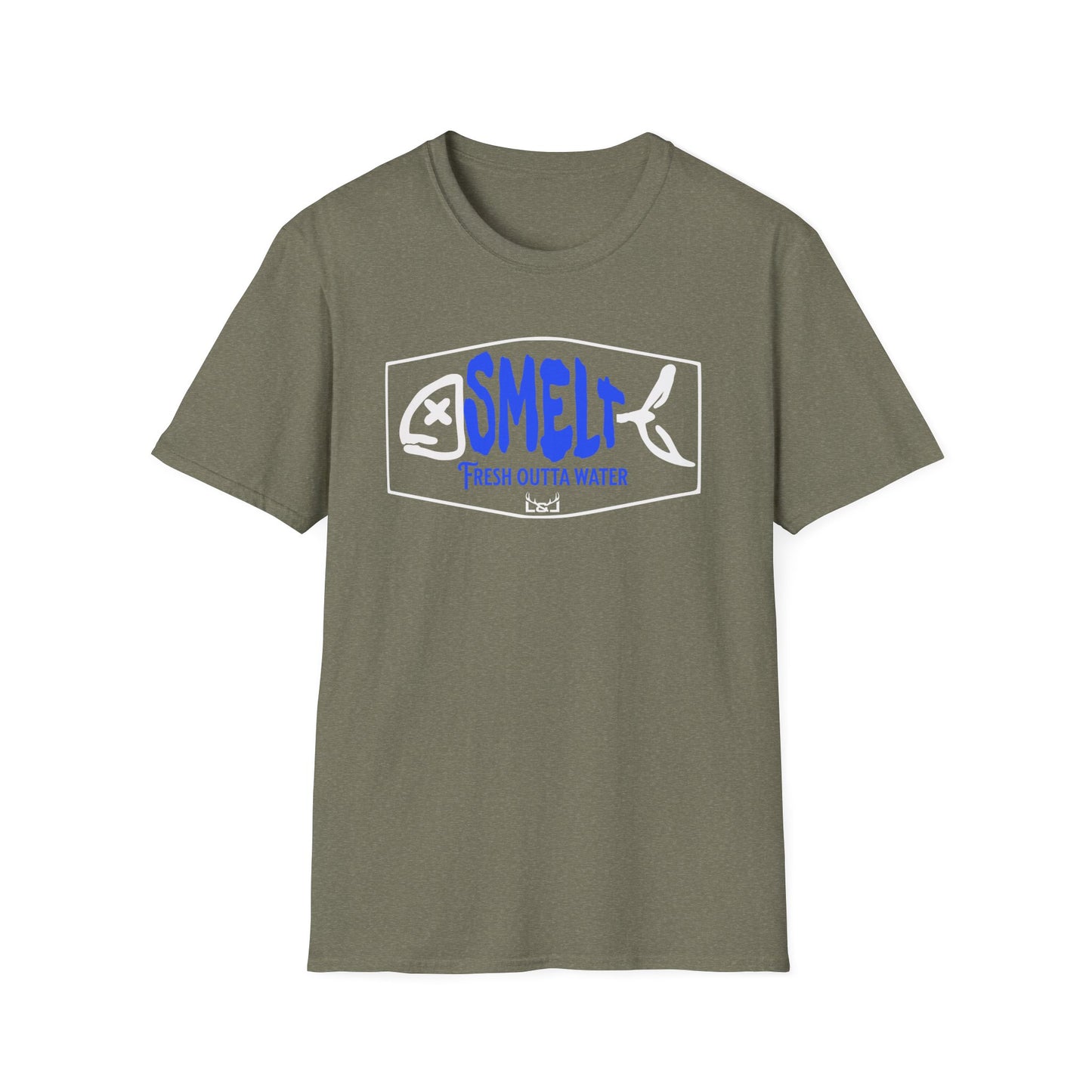 Smelt - "framed blue & white"