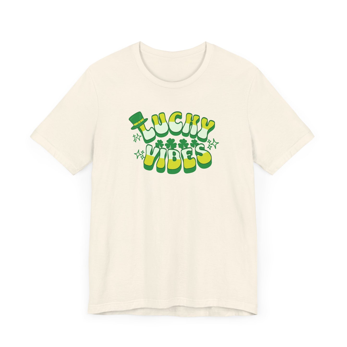 Lucky Vibes Unisex Jersey Tee - St. Patrick's Day Celebration Shirt