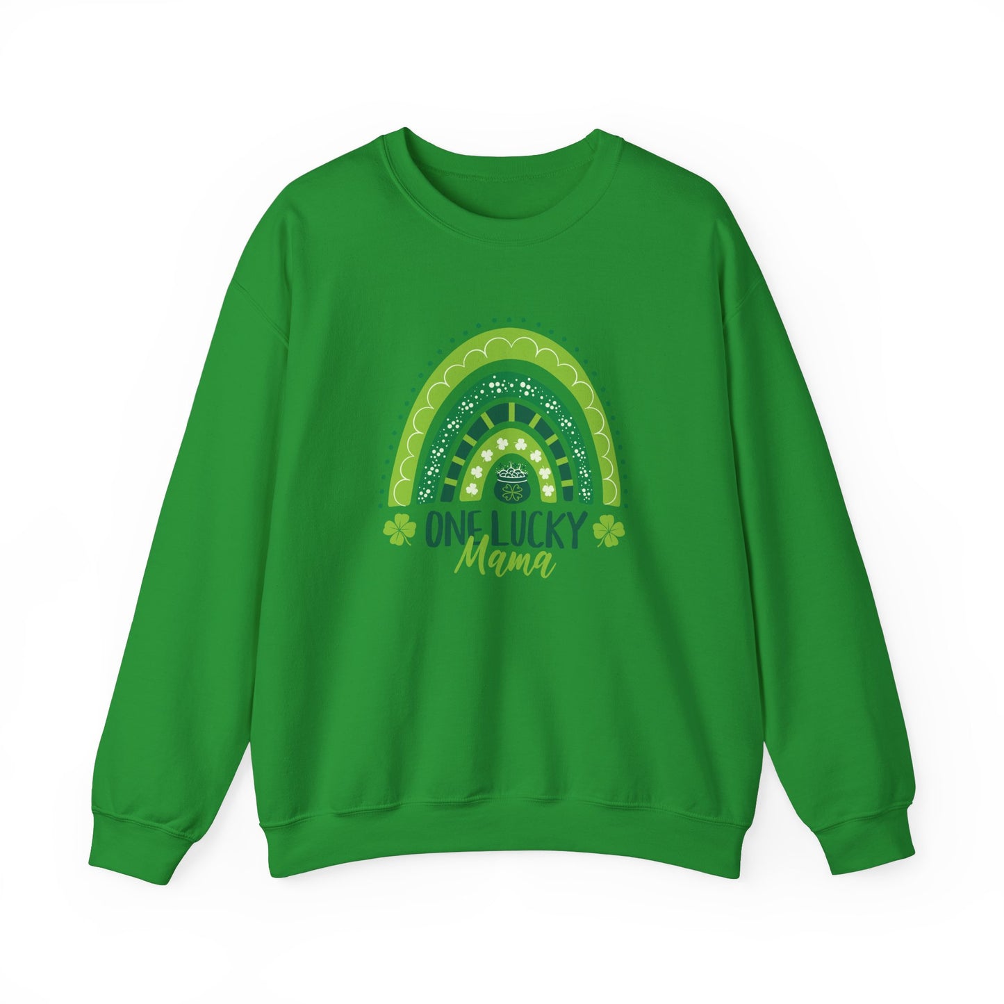 One Lucky Mama Crewneck Sweatshirt - St. Patrick's Day Design