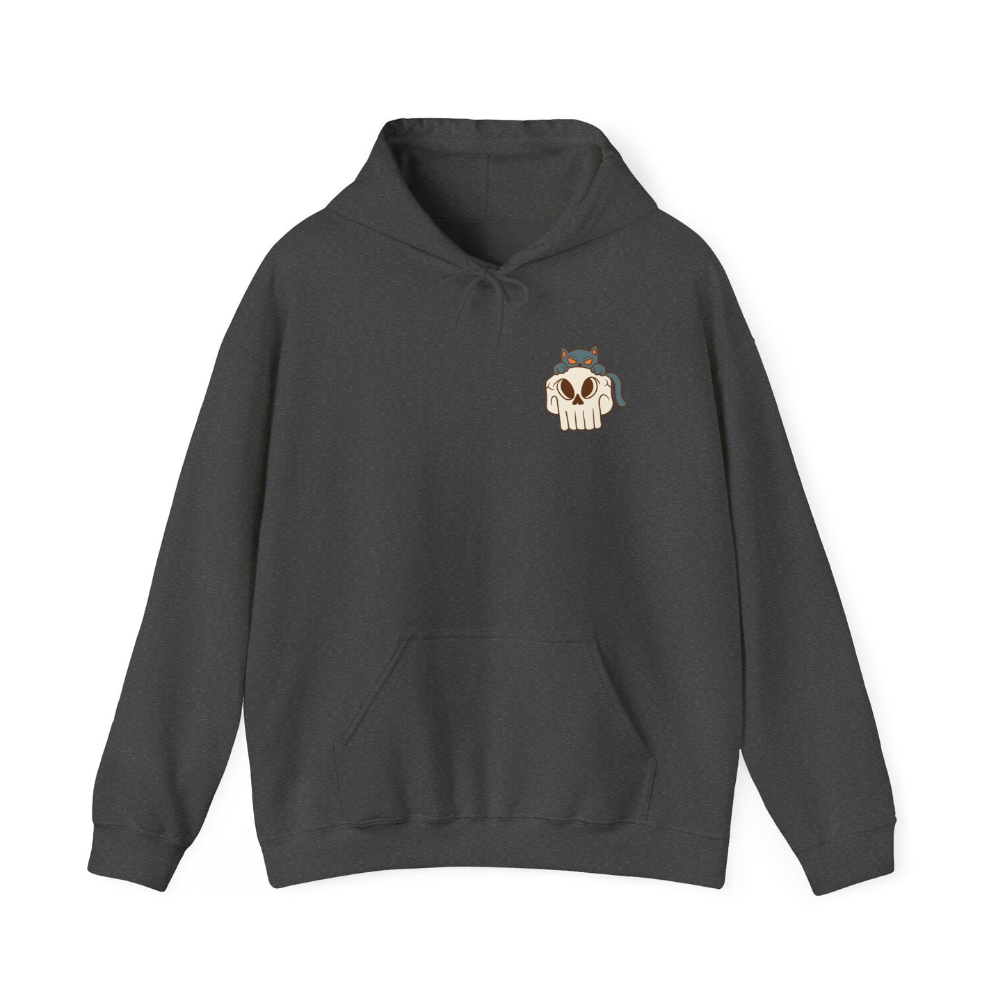 Spooky Season Unisex Hoodie, Halloween Sweatshirt, Cozy Fall Layer, Graphic Pullover, Perfect for Bonfires, Trick or Treat