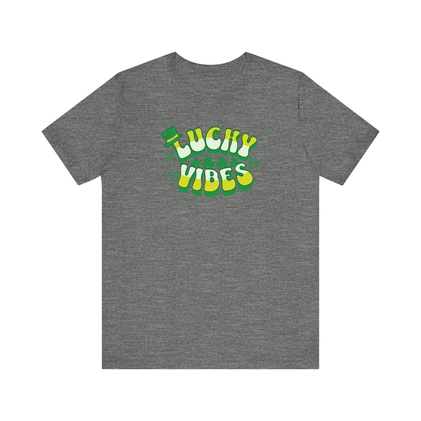 Lucky Vibes Unisex Jersey Tee - St. Patrick's Day Celebration Shirt