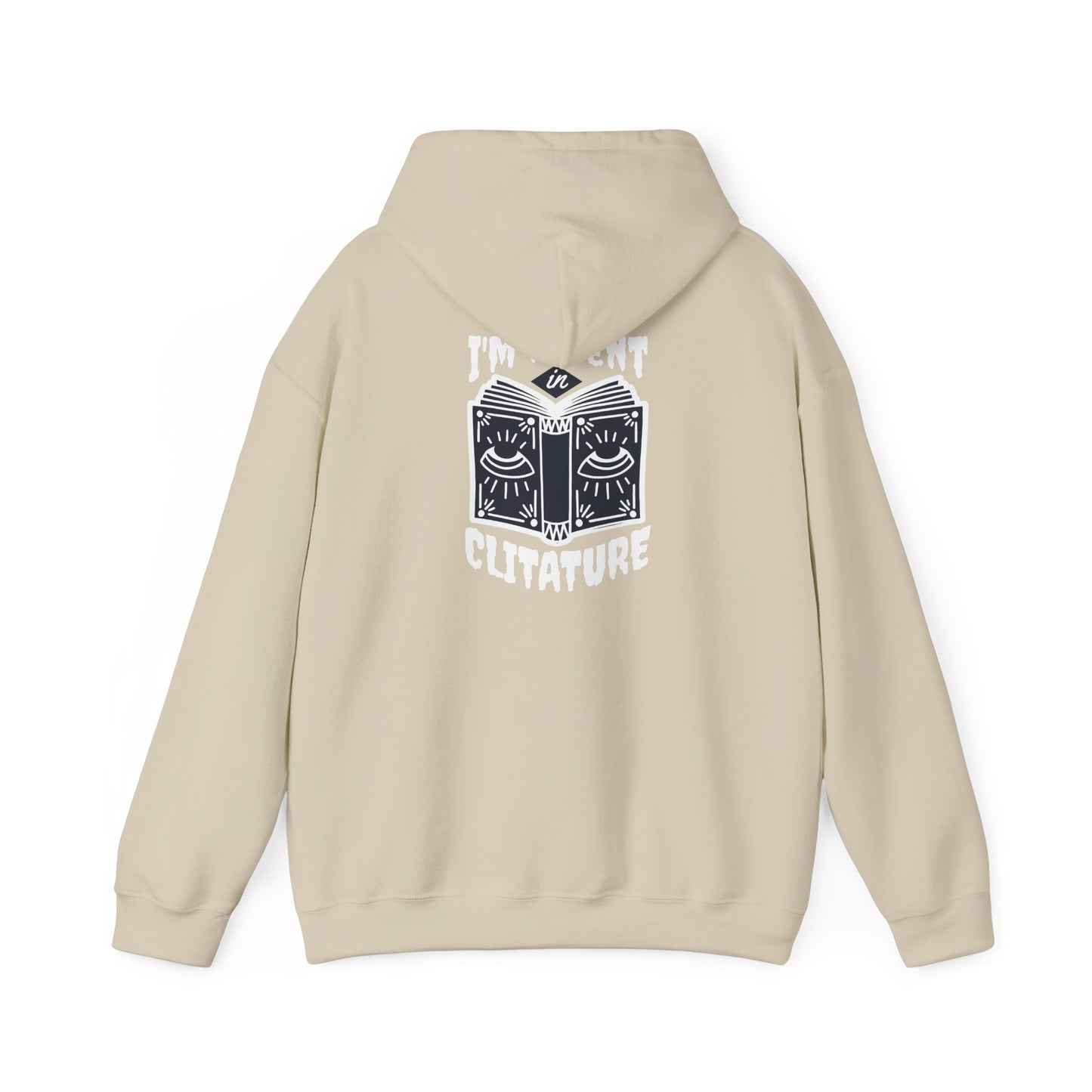 "I'm Fluent" Cozy Book Lover's Hoodie, Unisex Sweatshirt, Literary Gift, Reading Hoodie, Bookish Apparel, Gift for Readers