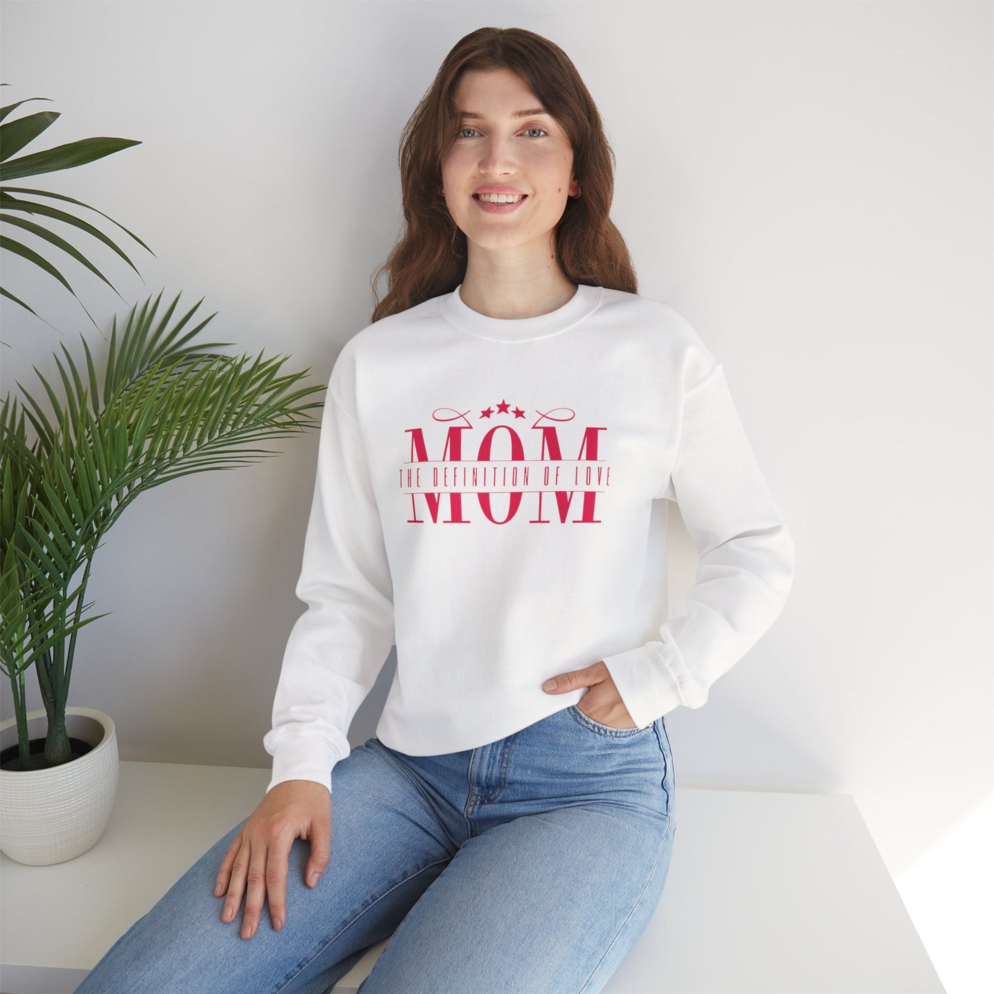 Crewneck Sweatshirt Mom Definition of Love
