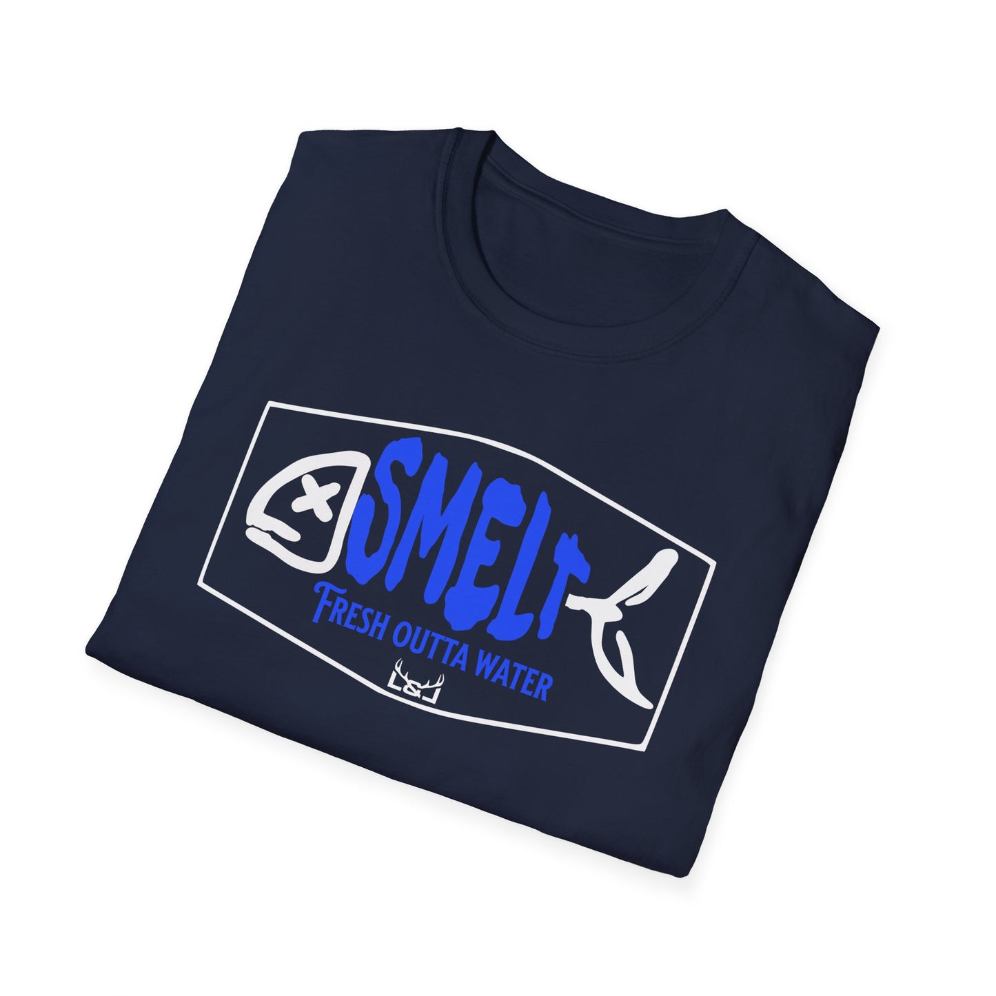 Smelt - "framed blue & white"