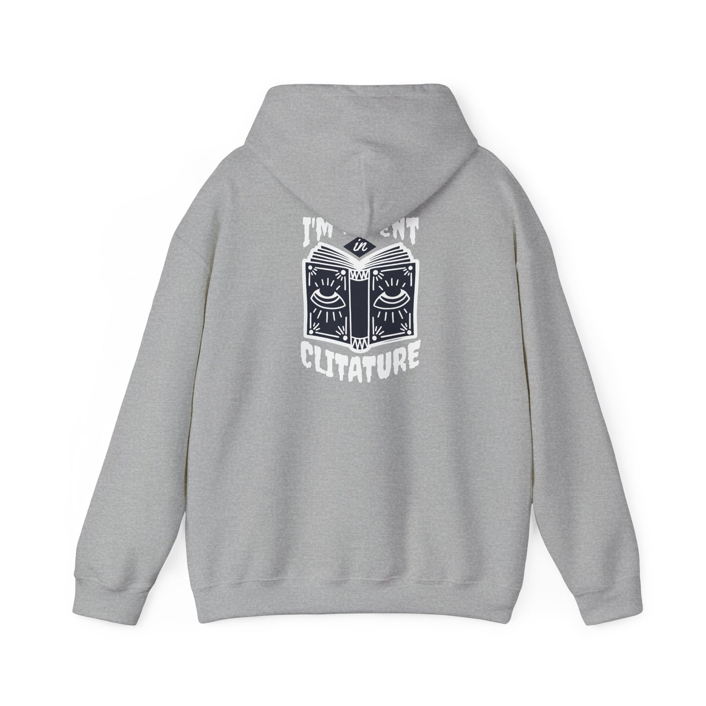 "I'm Fluent" Cozy Book Lover's Hoodie, Unisex Sweatshirt, Literary Gift, Reading Hoodie, Bookish Apparel, Gift for Readers