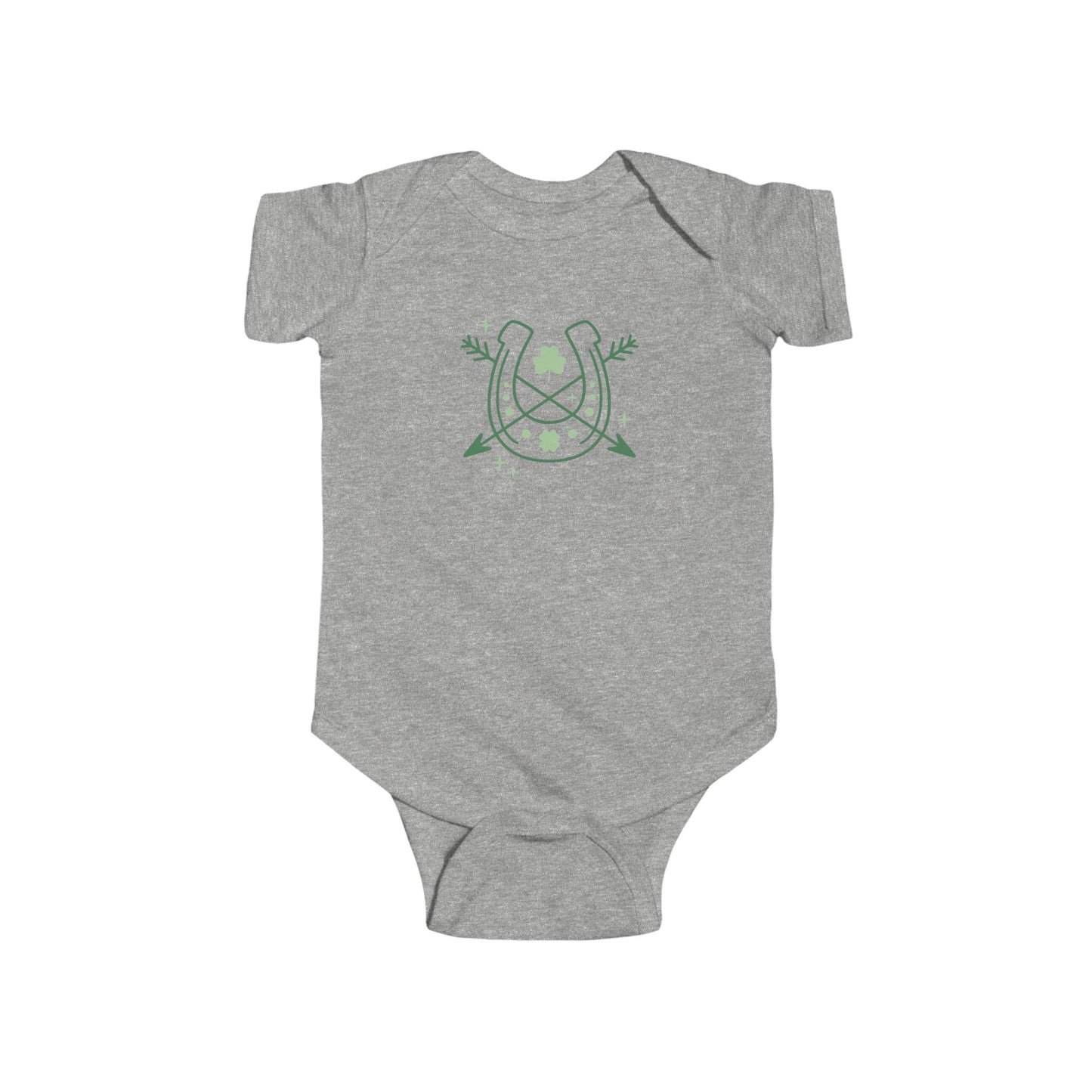 Lucky Horseshoe Infant Bodysuit - St. Patrick's Day Baby Outfit