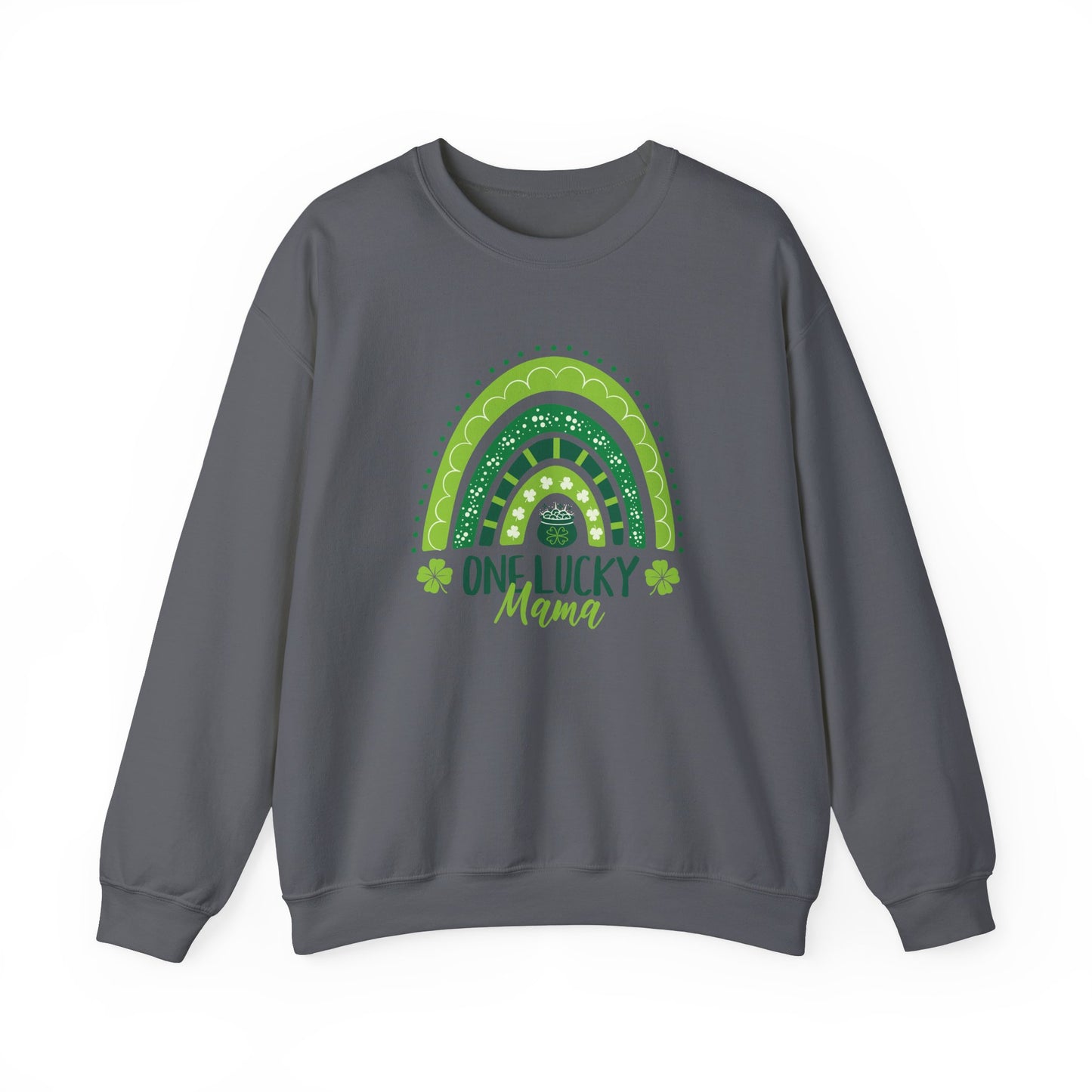One Lucky Mama Crewneck Sweatshirt - St. Patrick's Day Design
