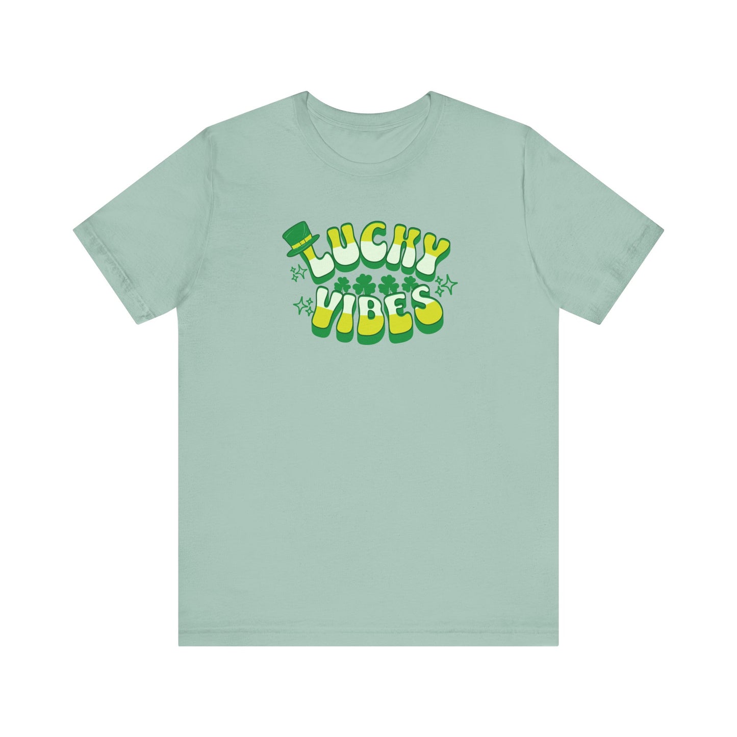 Lucky Vibes Unisex Jersey Tee - St. Patrick's Day Celebration Shirt