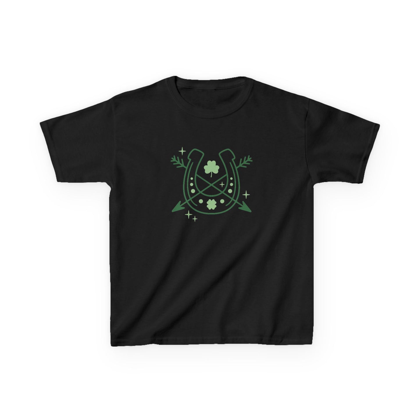 Lucky Horseshoe Kids Tee - St. Patrick's Day T-Shirt