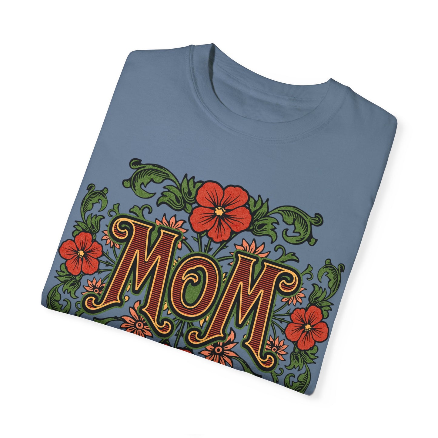 Mom Floral Graphic Unisex Comfort Colors T-Shirt - Perfect Gift for Mother's Day