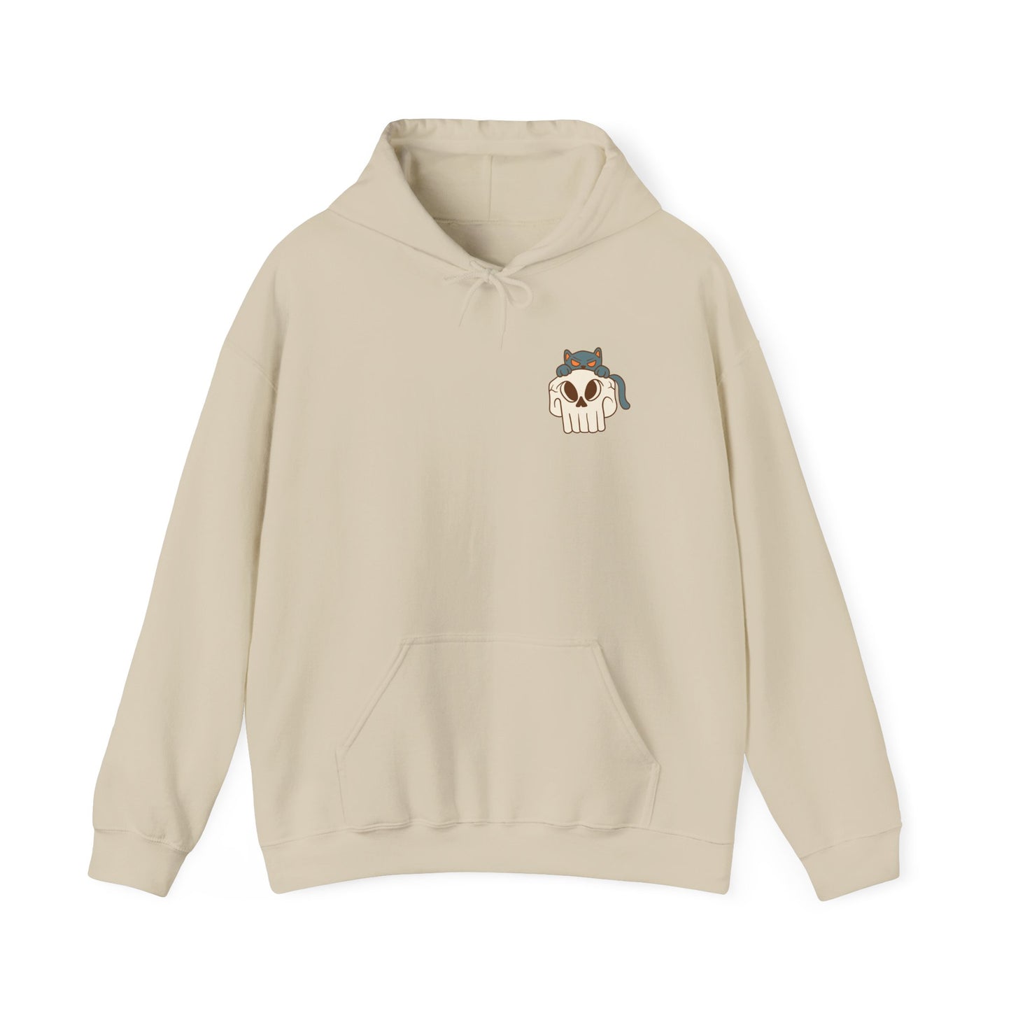 Spooky Season Unisex Hoodie, Halloween Sweatshirt, Cozy Fall Layer, Graphic Pullover, Perfect for Bonfires, Trick or Treat