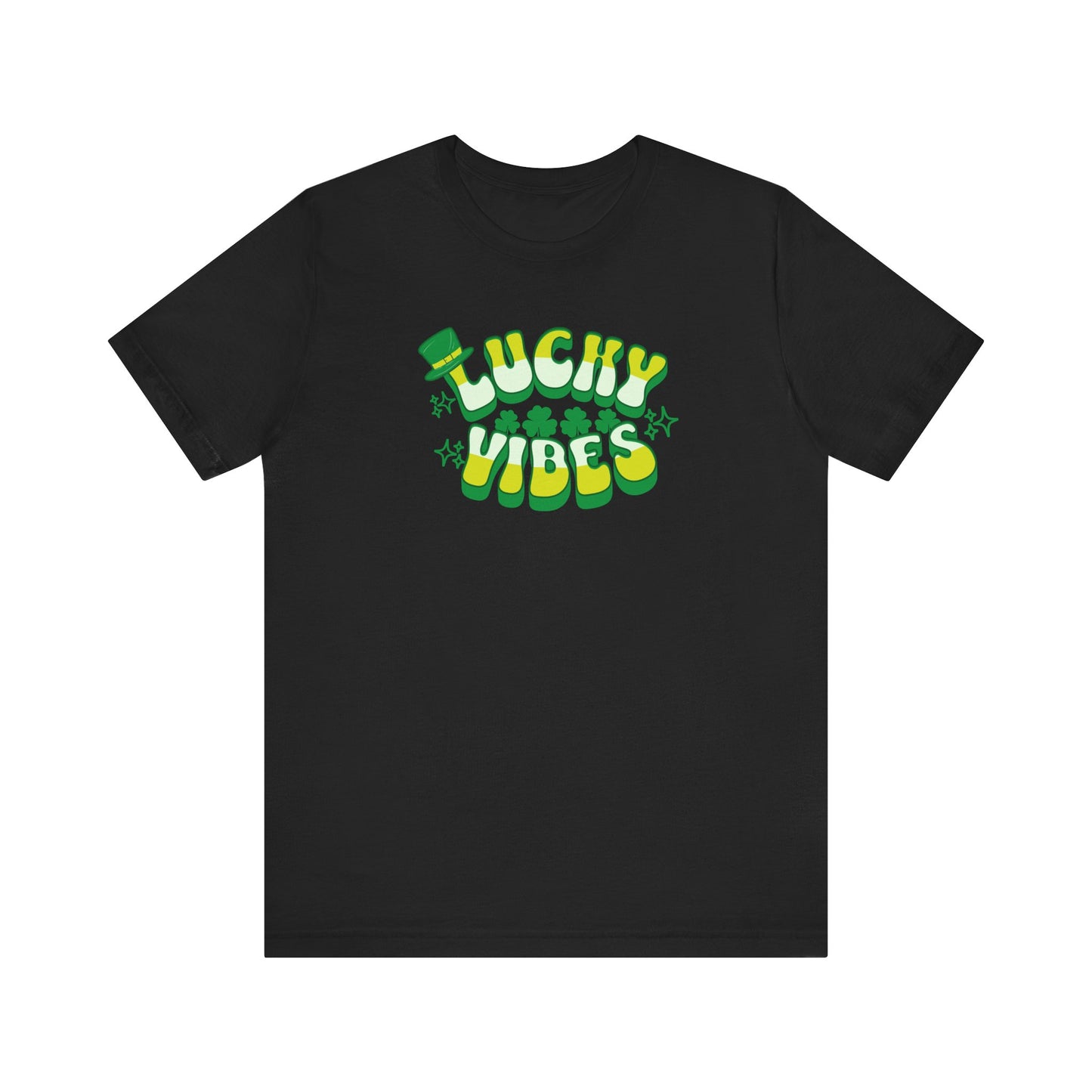 Lucky Vibes Unisex Jersey Tee - St. Patrick's Day Celebration Shirt