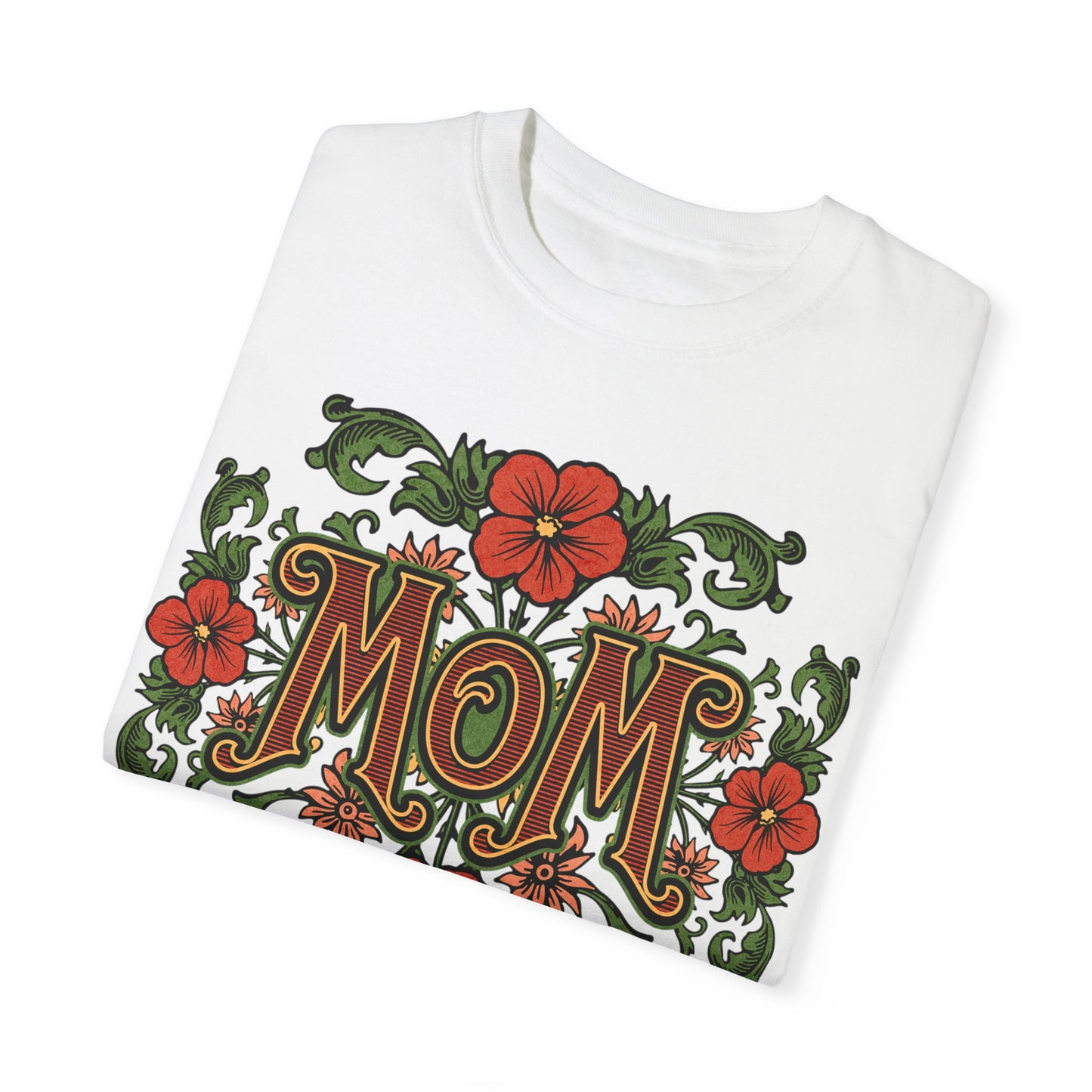 Mom Floral Graphic Unisex Comfort Colors T-Shirt - Perfect Gift for Mother's Day