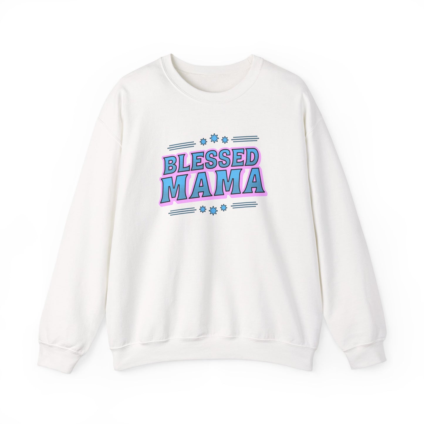 Blessed Mama Unisex Crewneck Sweatshirt - Cozy Gift for Moms
