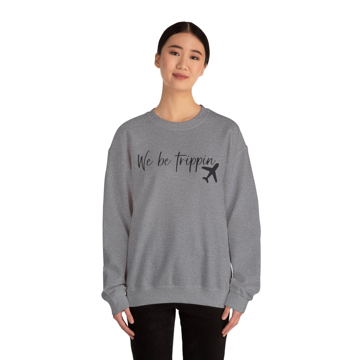 We Be Trippin' Unisex Heavy Blend™ Crewneck Sweatshirt - Travel Vibes Apparel