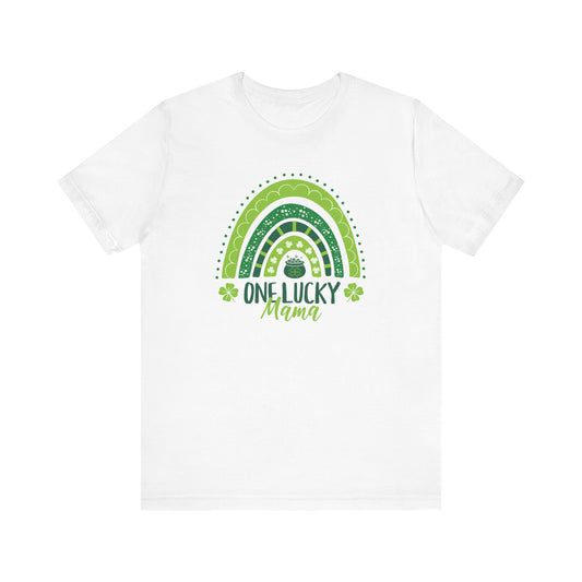 One Lucky Mama St. Patrick's Day Tee - Unisex Jersey Short Sleeve Shirt