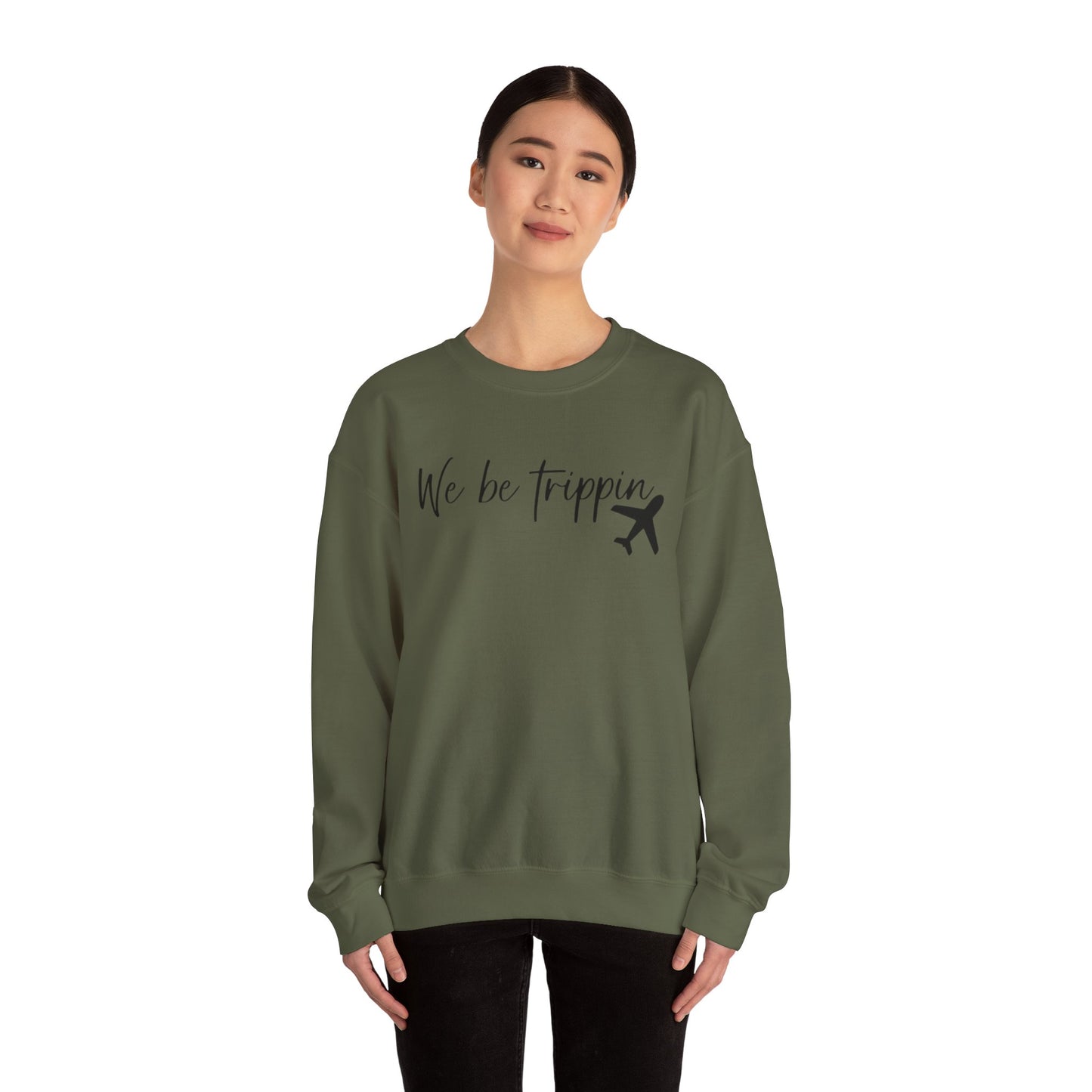 We Be Trippin' Unisex Heavy Blend™ Crewneck Sweatshirt - Travel Vibes Apparel
